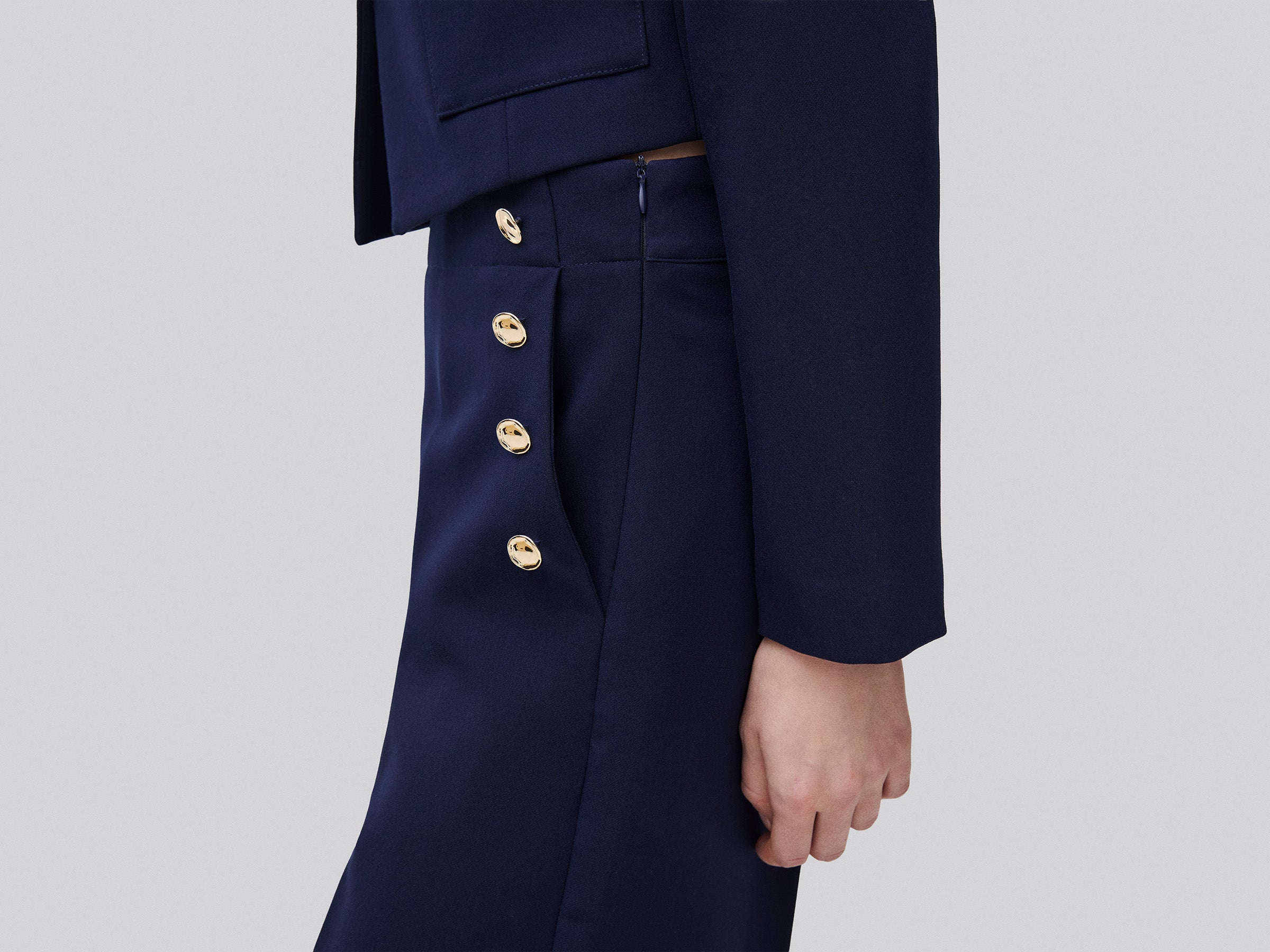 Benetton Trousers Bermuda sailor pantaloncini viscosa