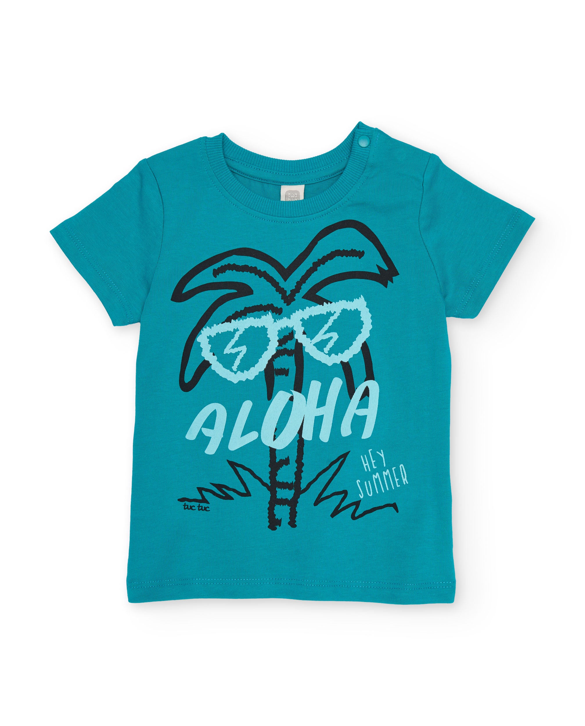 TucTuc Magliette Palme t-shirt bambino turchese