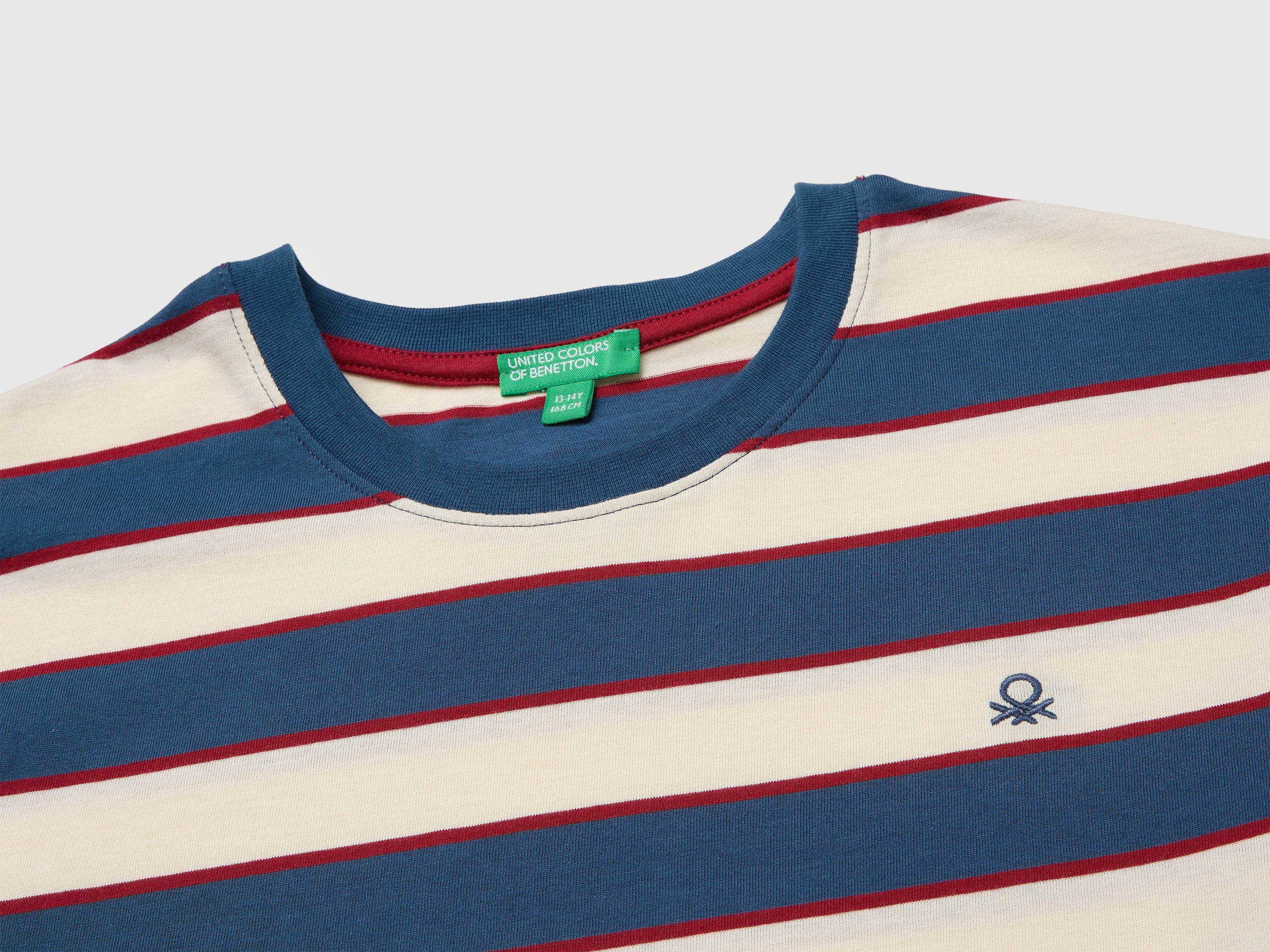 United Colors of Benetton T-Shirt Rigata Cotone Organico S