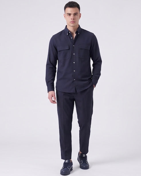 Sottosopra an01935 camicia uomo nero taglia M