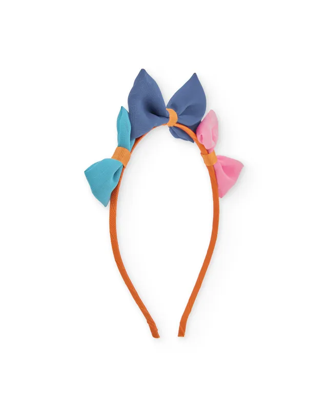 TucTuc Accessori Cerchietto Bambina Fiocchi Multicolore