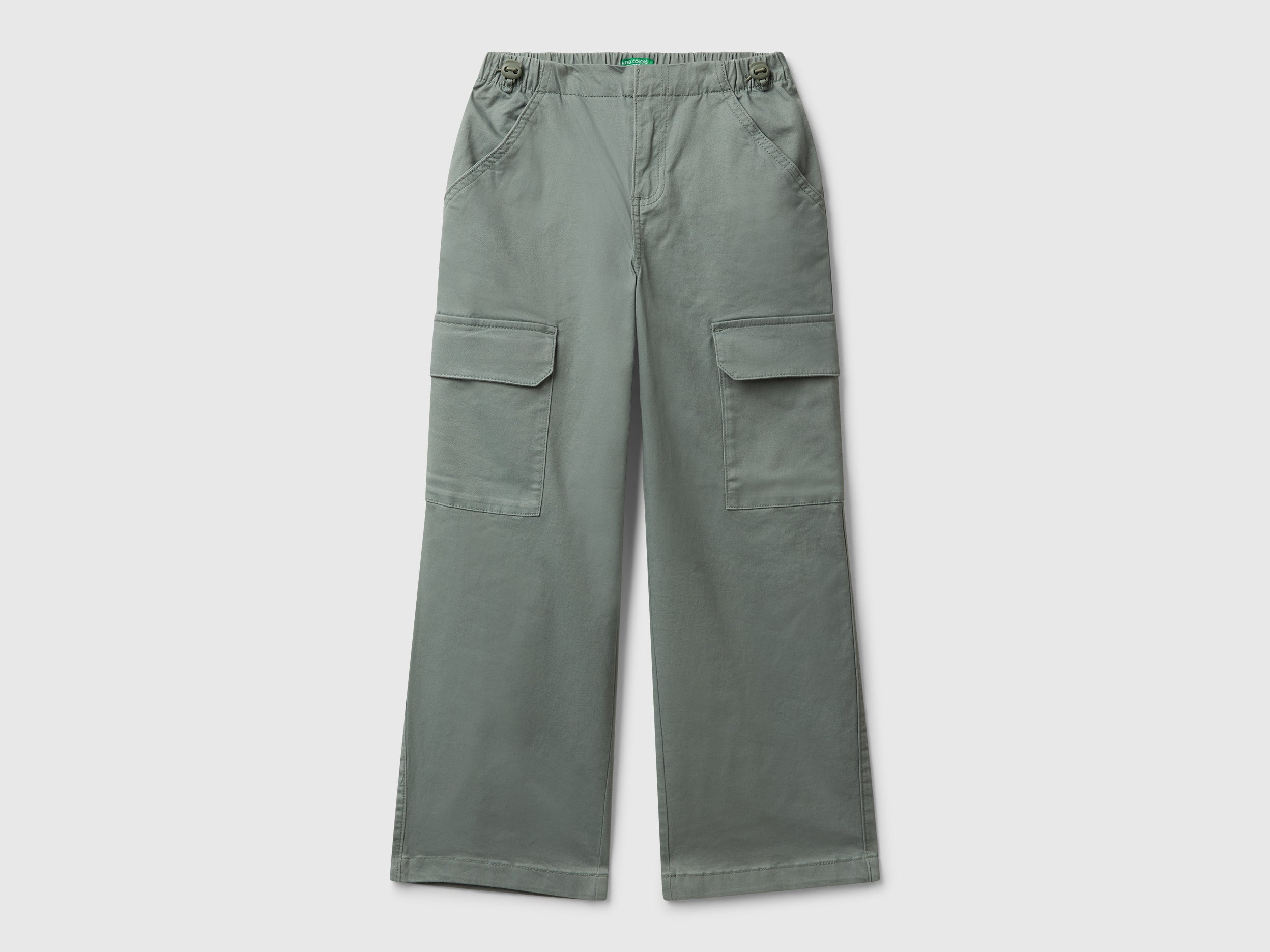 United Colors of Benetton pantaloni parachute cotone stretch