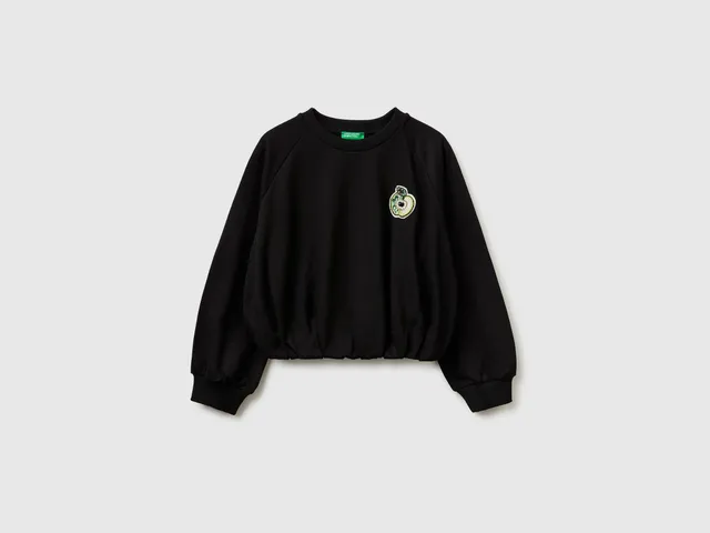 United Colors of Benetton felpa oversize gioiello cotone taglia S