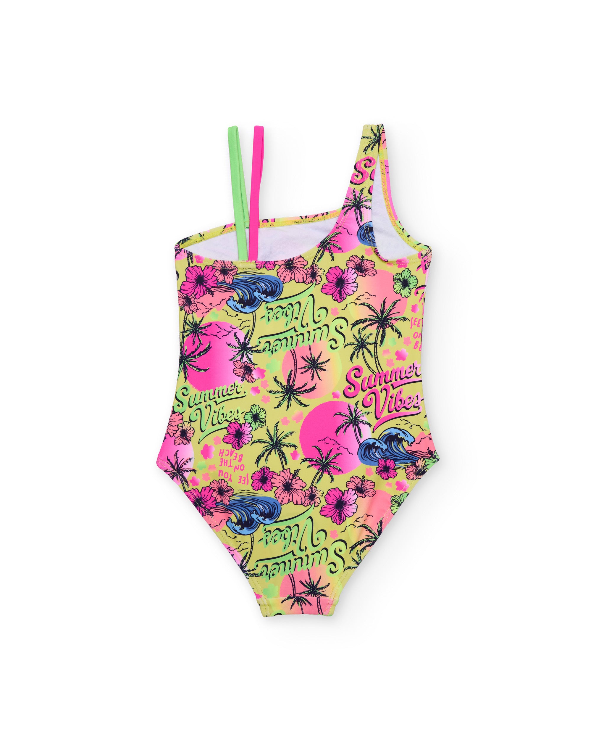 TucTuc Costumi Da Bagno Intero Bambina Giallo Neon