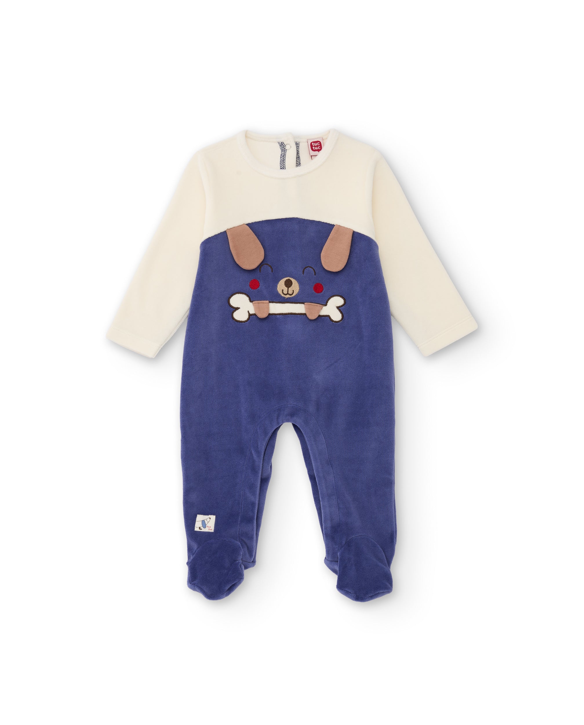 TucTuc Tutine Neonato Viola in Felpa con Animali
