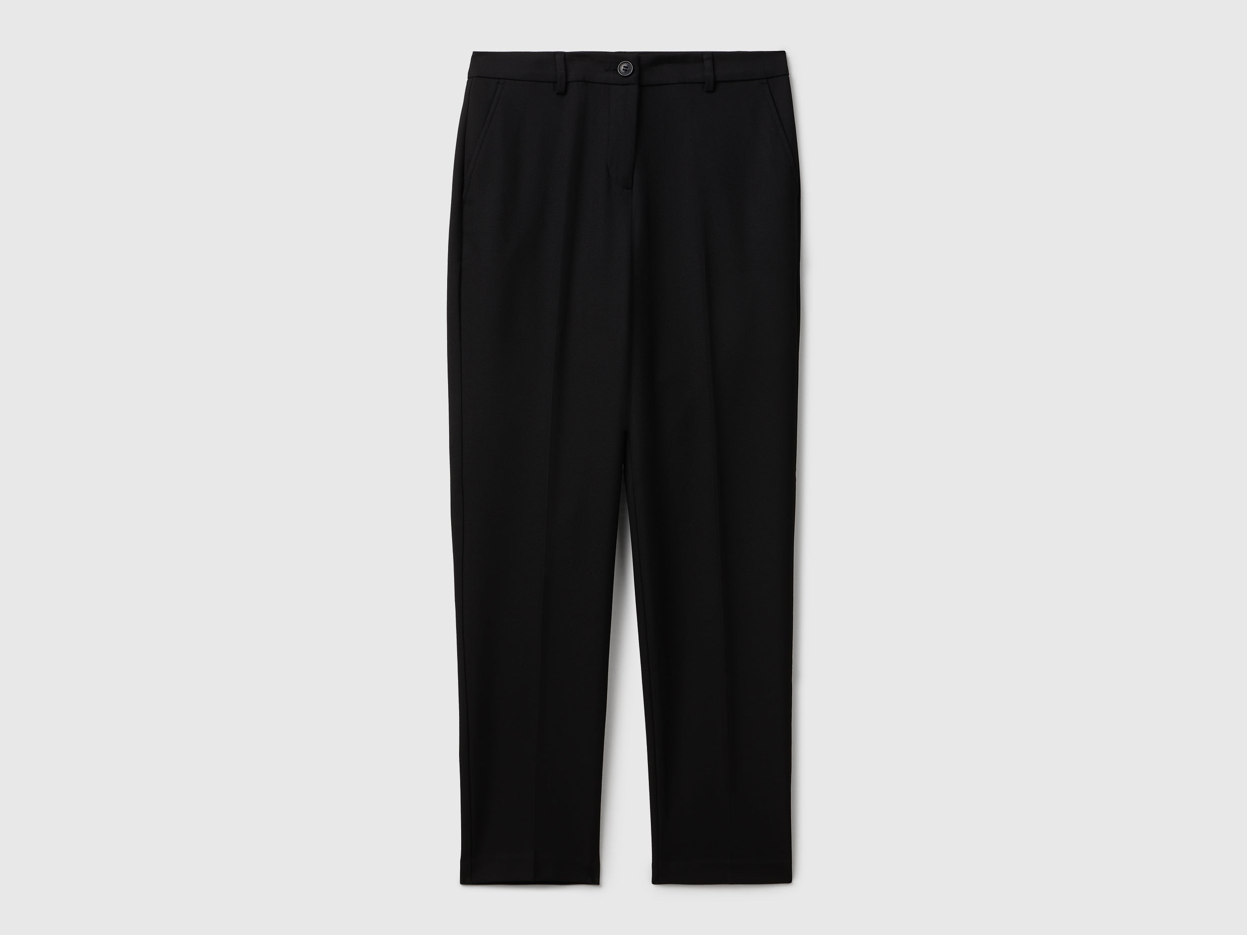 United Colors of Benetton pantaloni dritti viscosa stretch