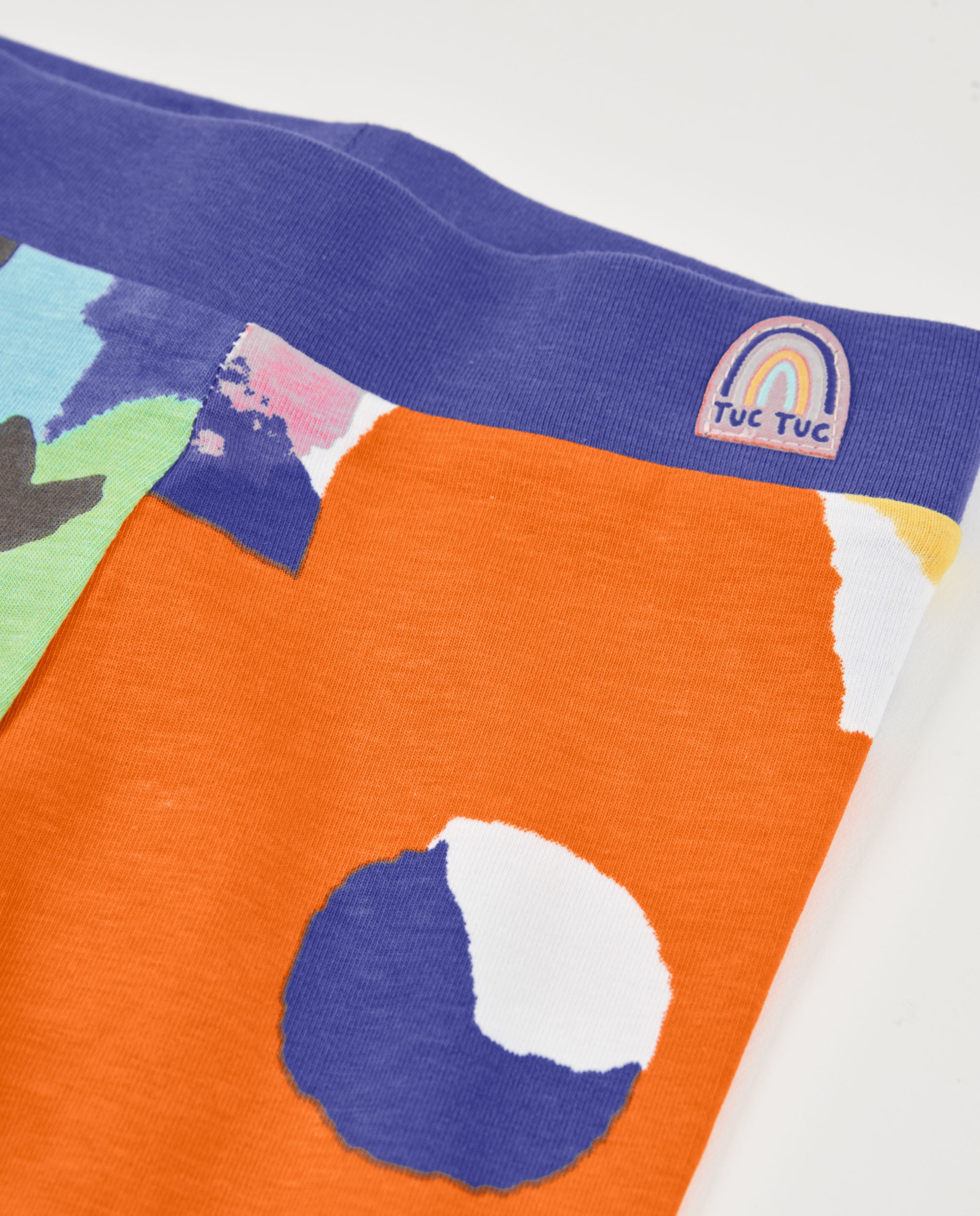 TucTuc Leggings pantaloni bambina lila fantasia