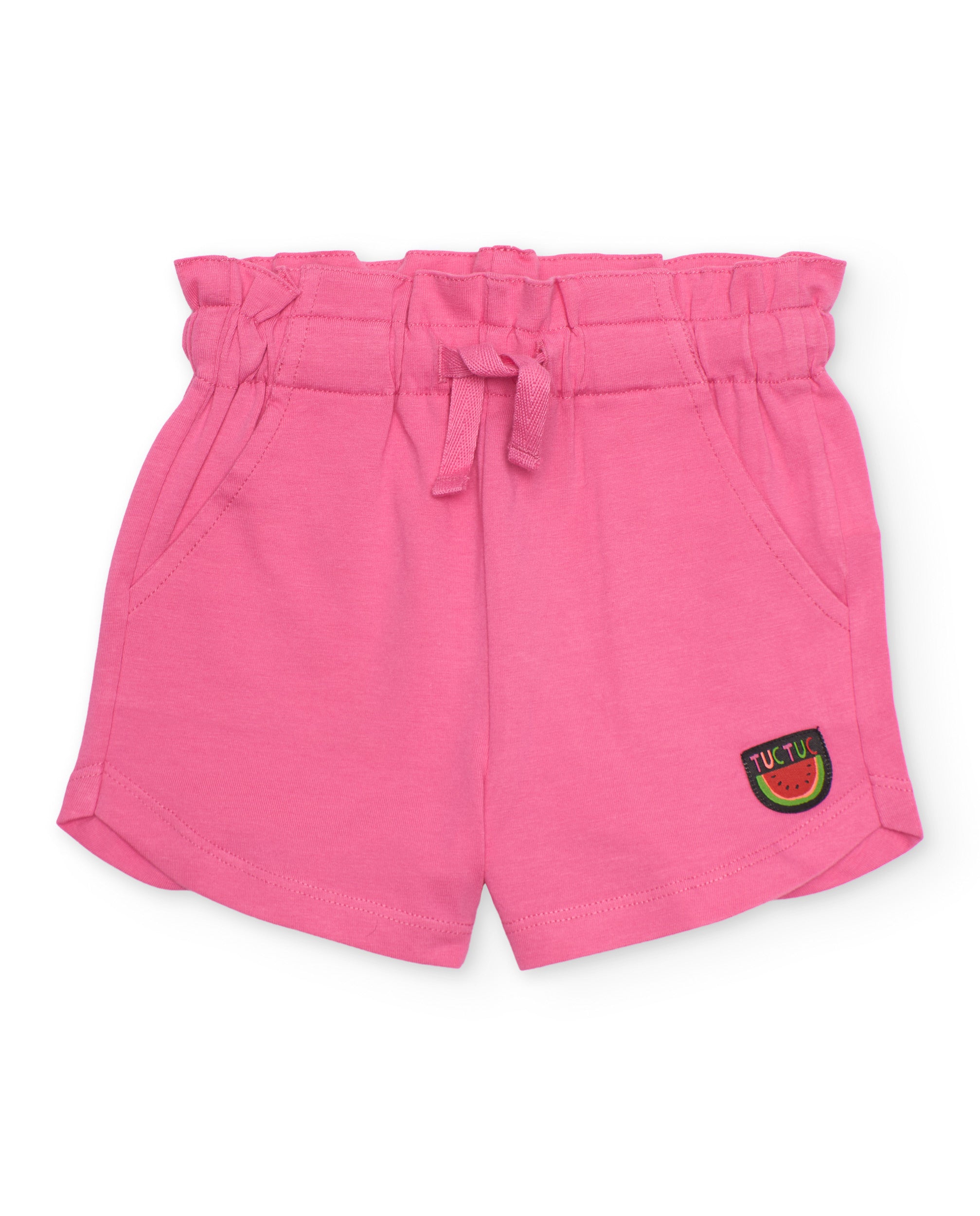TucTuc Completi Fragola completo bambina bianco rosa