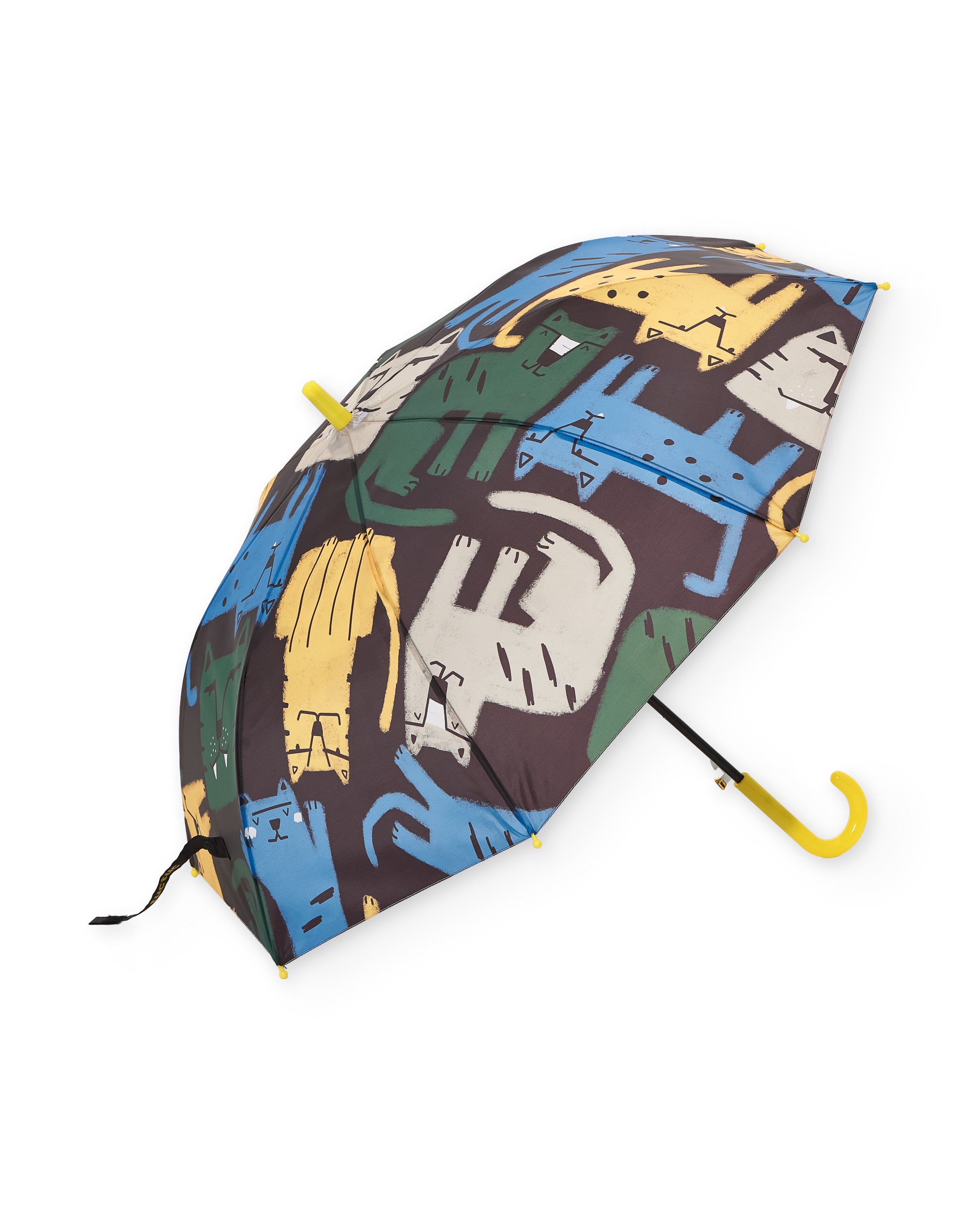 TucTuc Accessori ombrello bambino blu tigri automatico