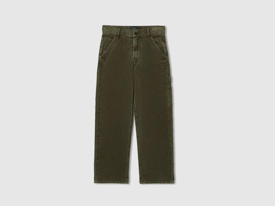 United Colors of Benetton Trousers Pantaloni velluto carpenter
