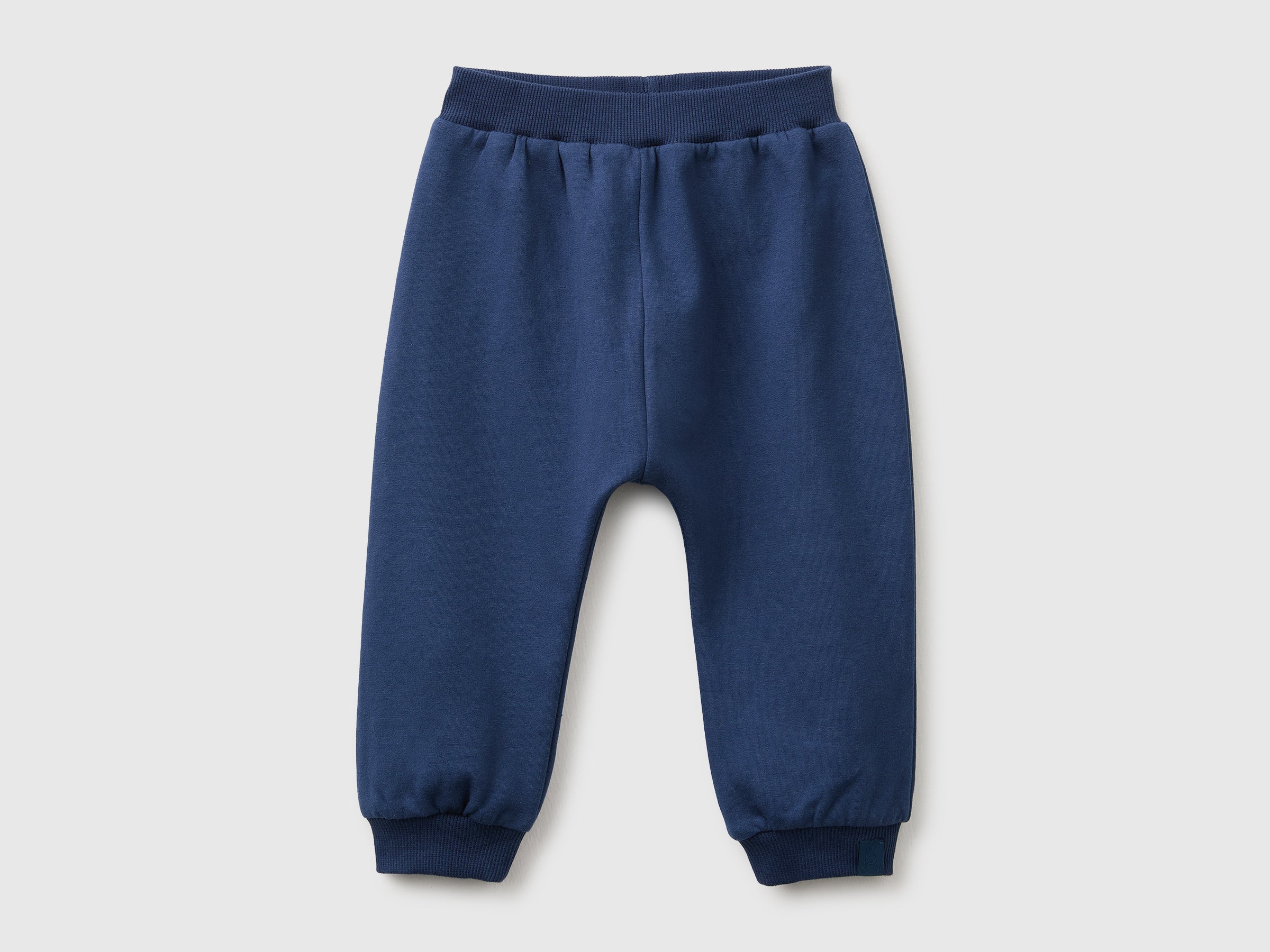 United Colors of Benetton Pantaloni Tuta Cotone Bio Elasticizzati