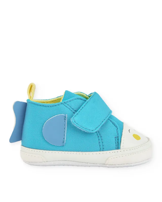 TucTuc Calzature scarpine neonato pesce blu velcro