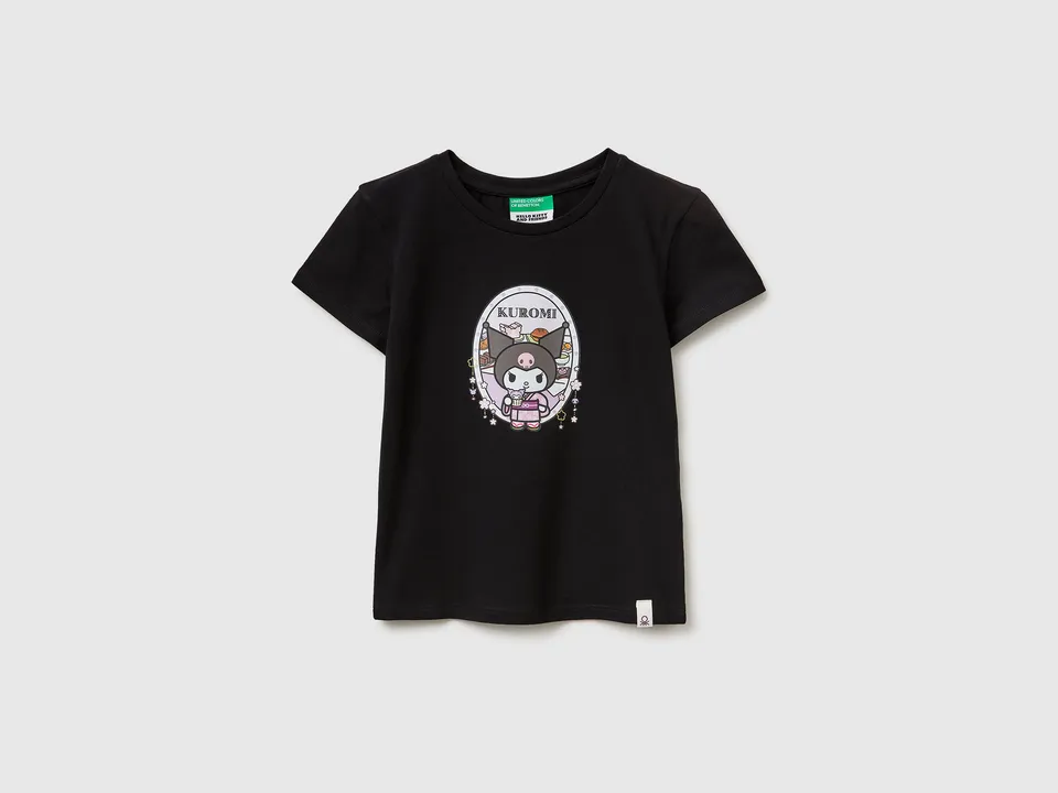 United Colors of Benetton Kuromi Hello Kitty maglietta cotone M stampa