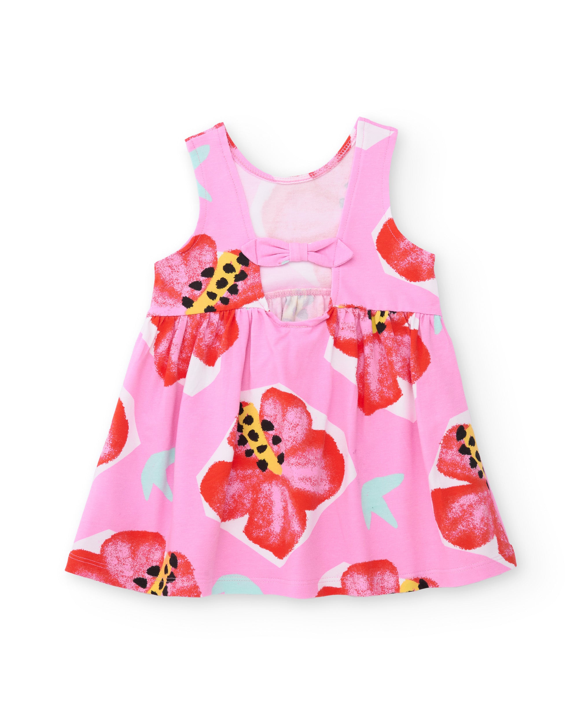 TucTuc Vestiti Bambina Rosa in Maglia a Fiori