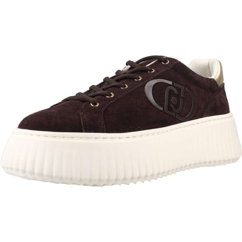 Liu Jo Scarpe Sneakers Platform Suede verdi moka