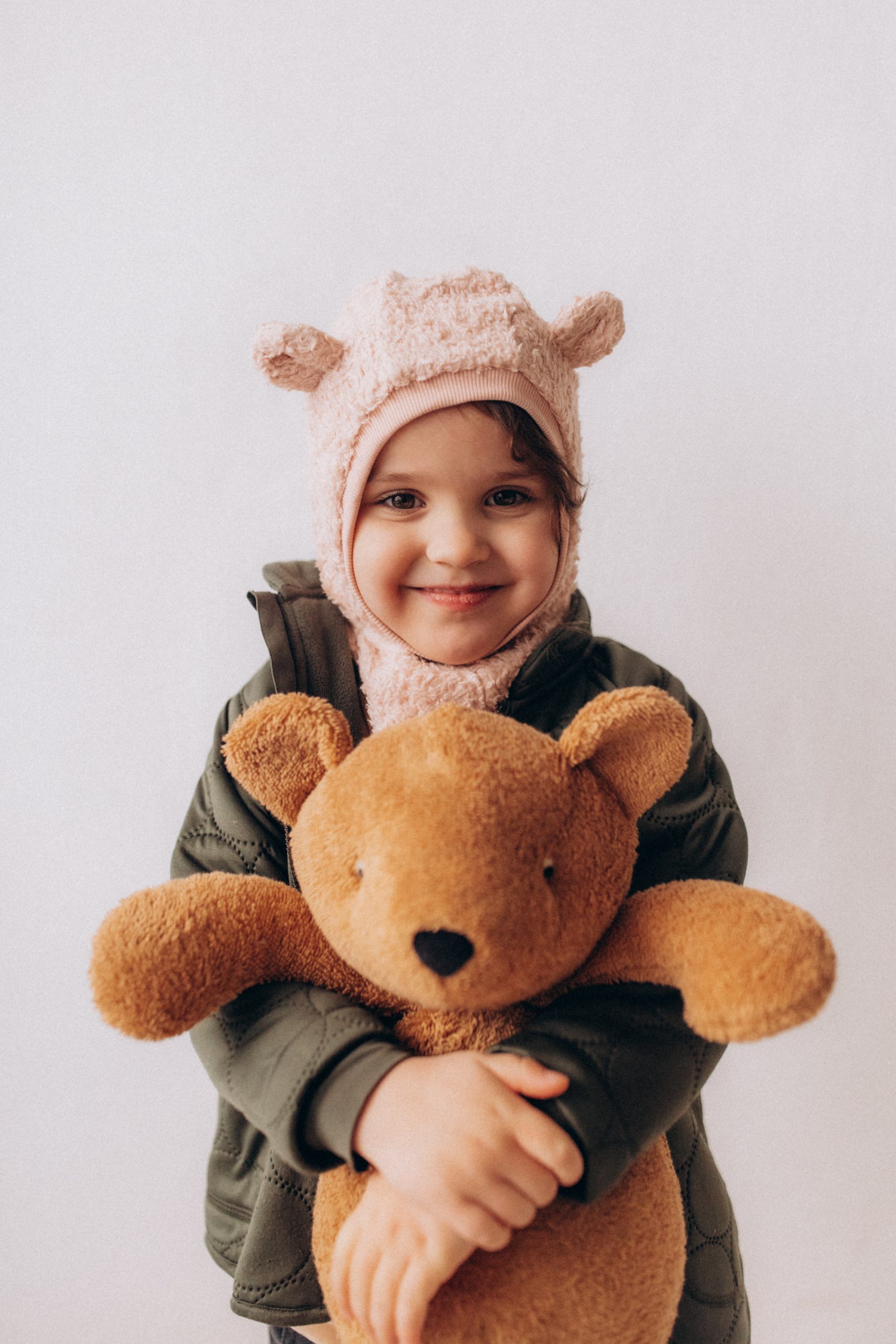Woolly Organic Baby Hats passamontagna teddy peluche lana merino