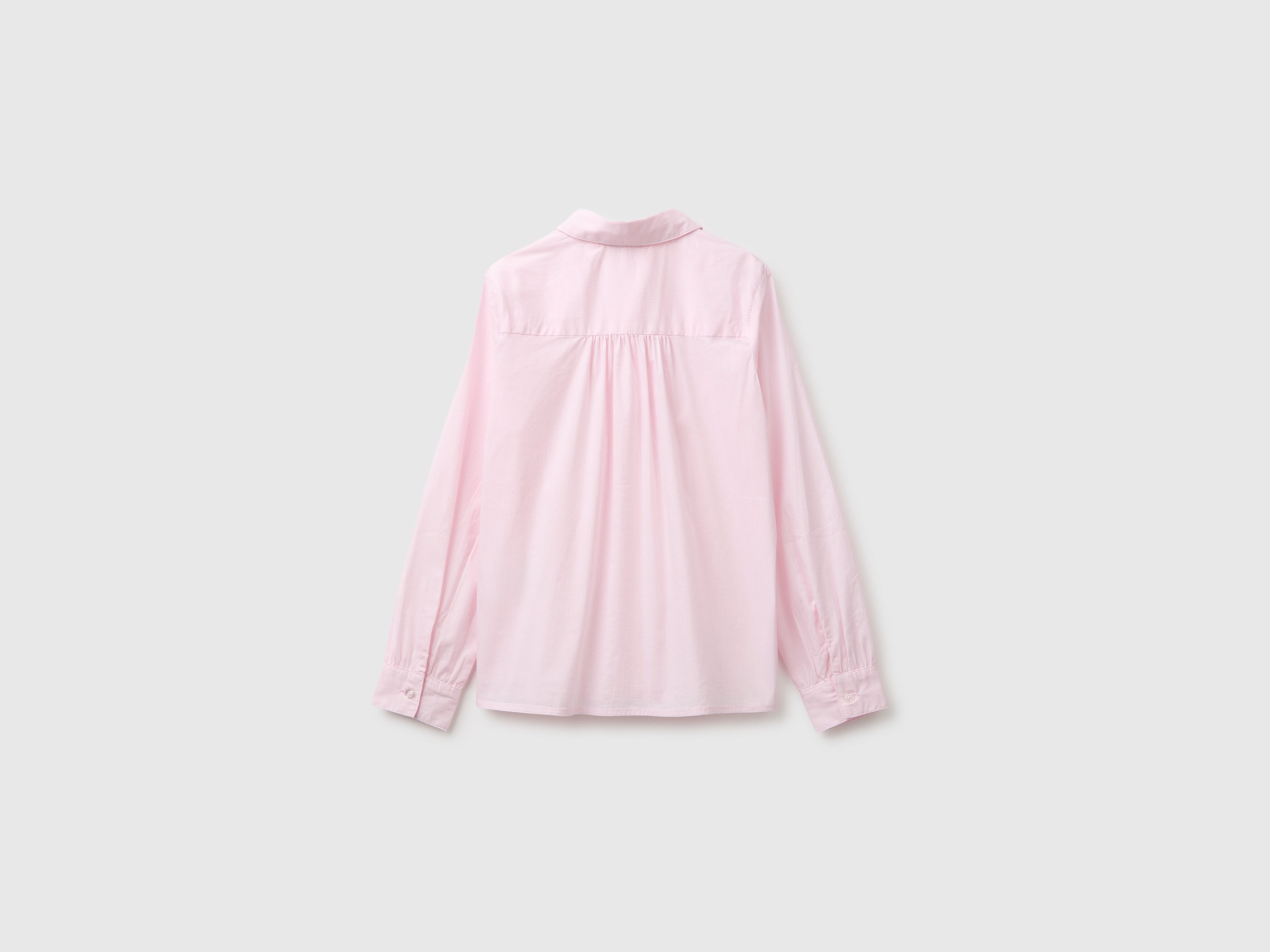 United Colors of Benetton Camicia Volant camicia maniche lunghe cotone