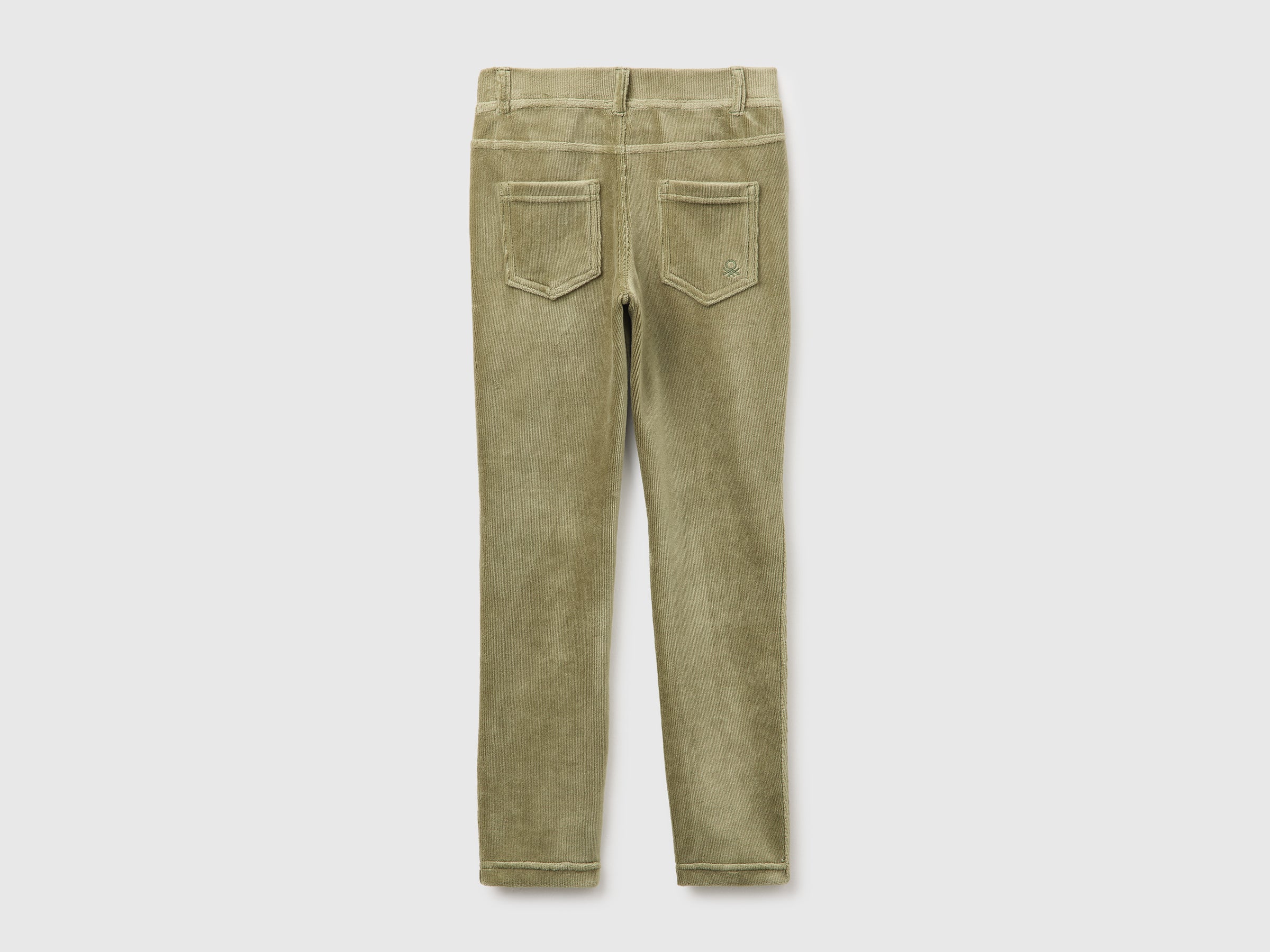 United Colors of Benetton Chenille Pantaloni skinny ciniglia