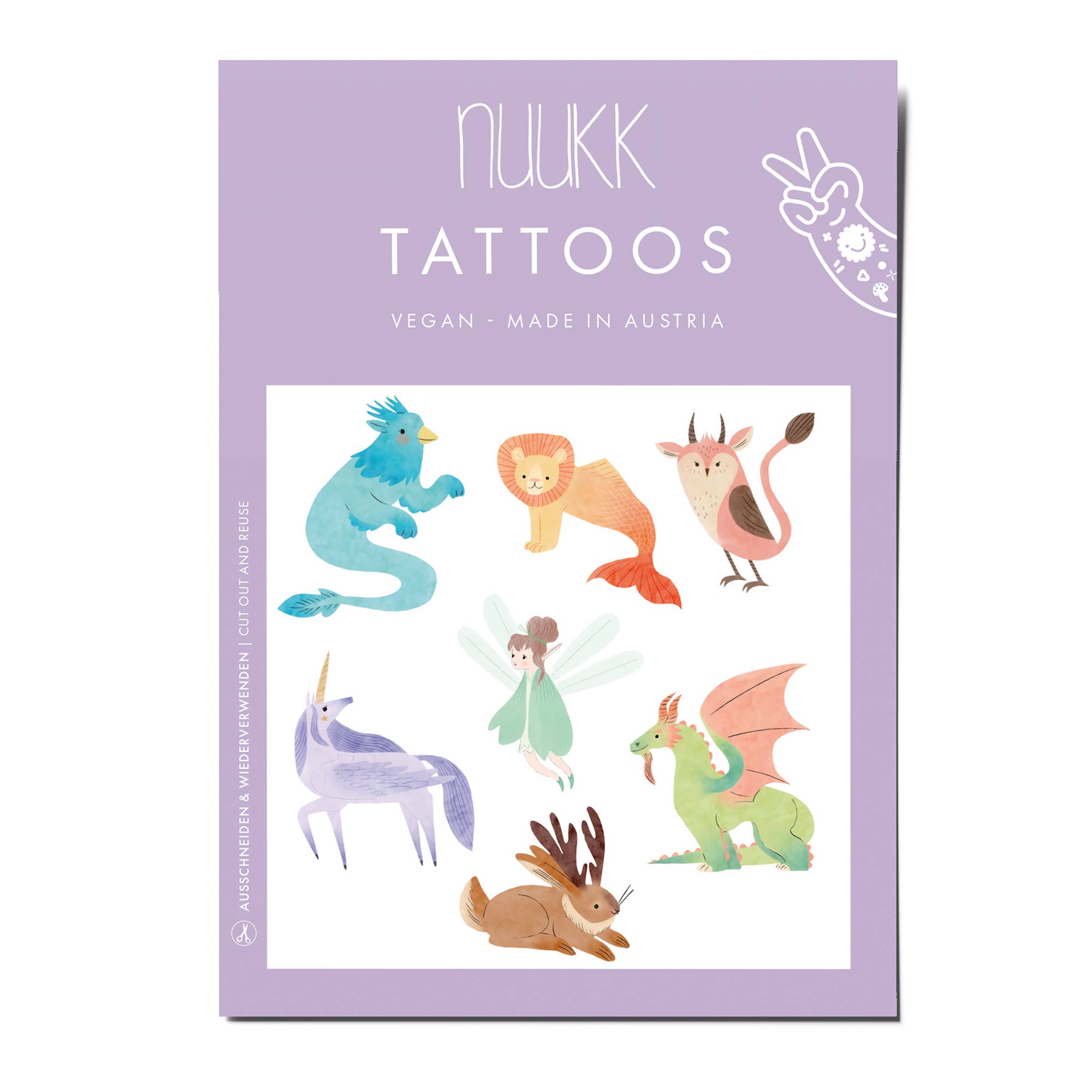 Nuuk Unicorno tatuaggi temporanei bambini delicati