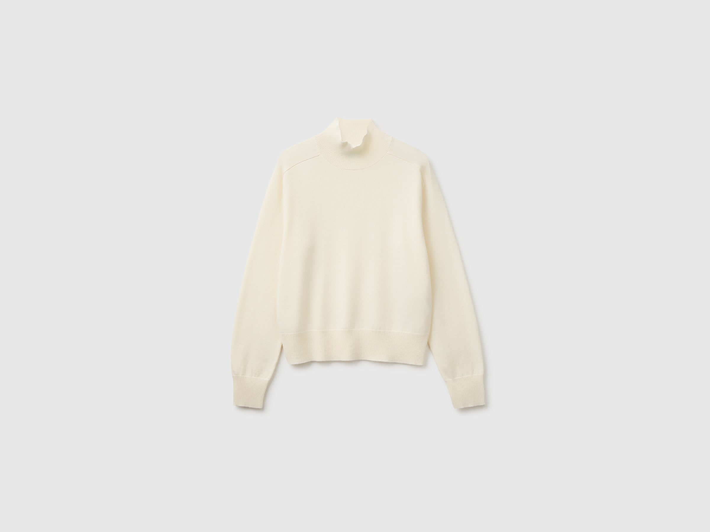 United Colors of Benetton maglione dolcevita misto cashmere