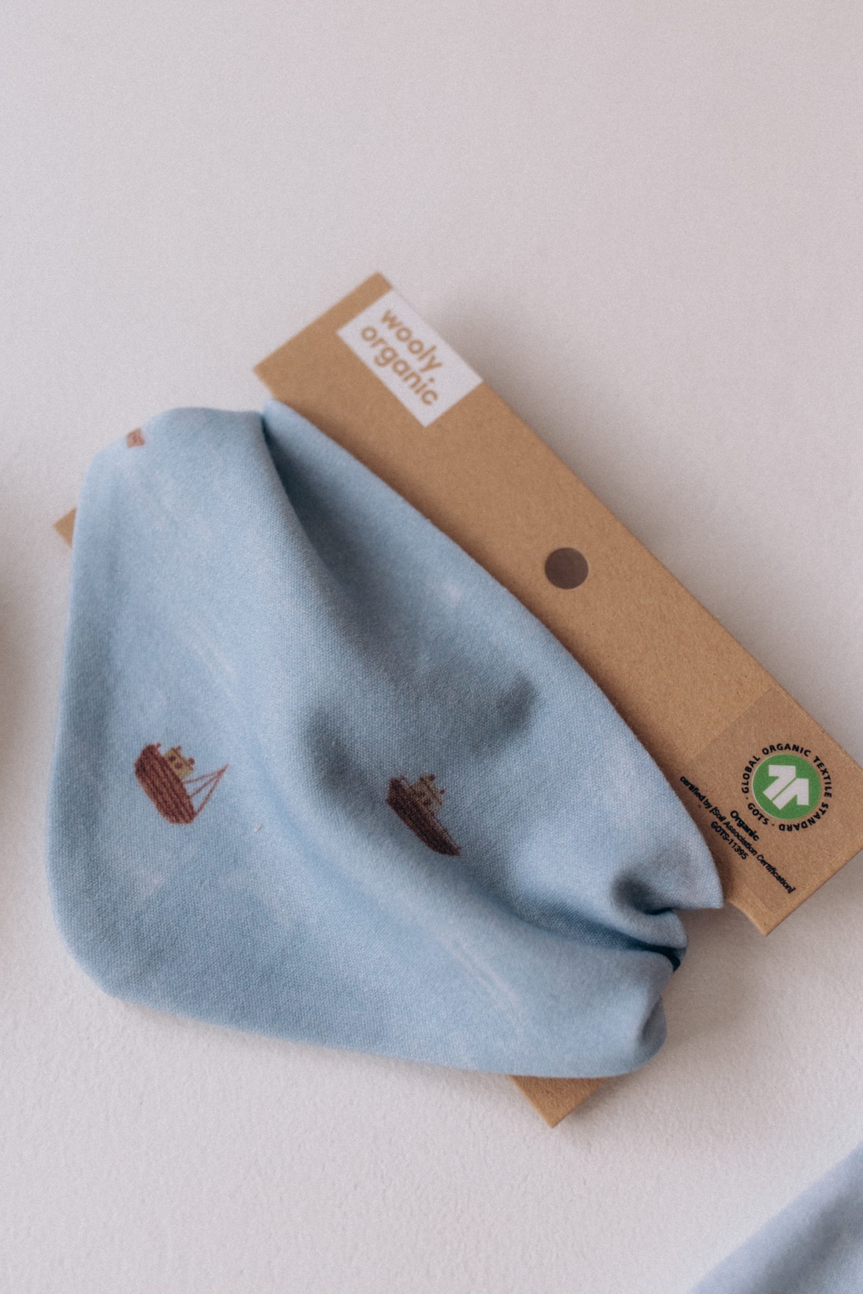 Woolly Organic Bib bavaglino neonato cotone bio interlock