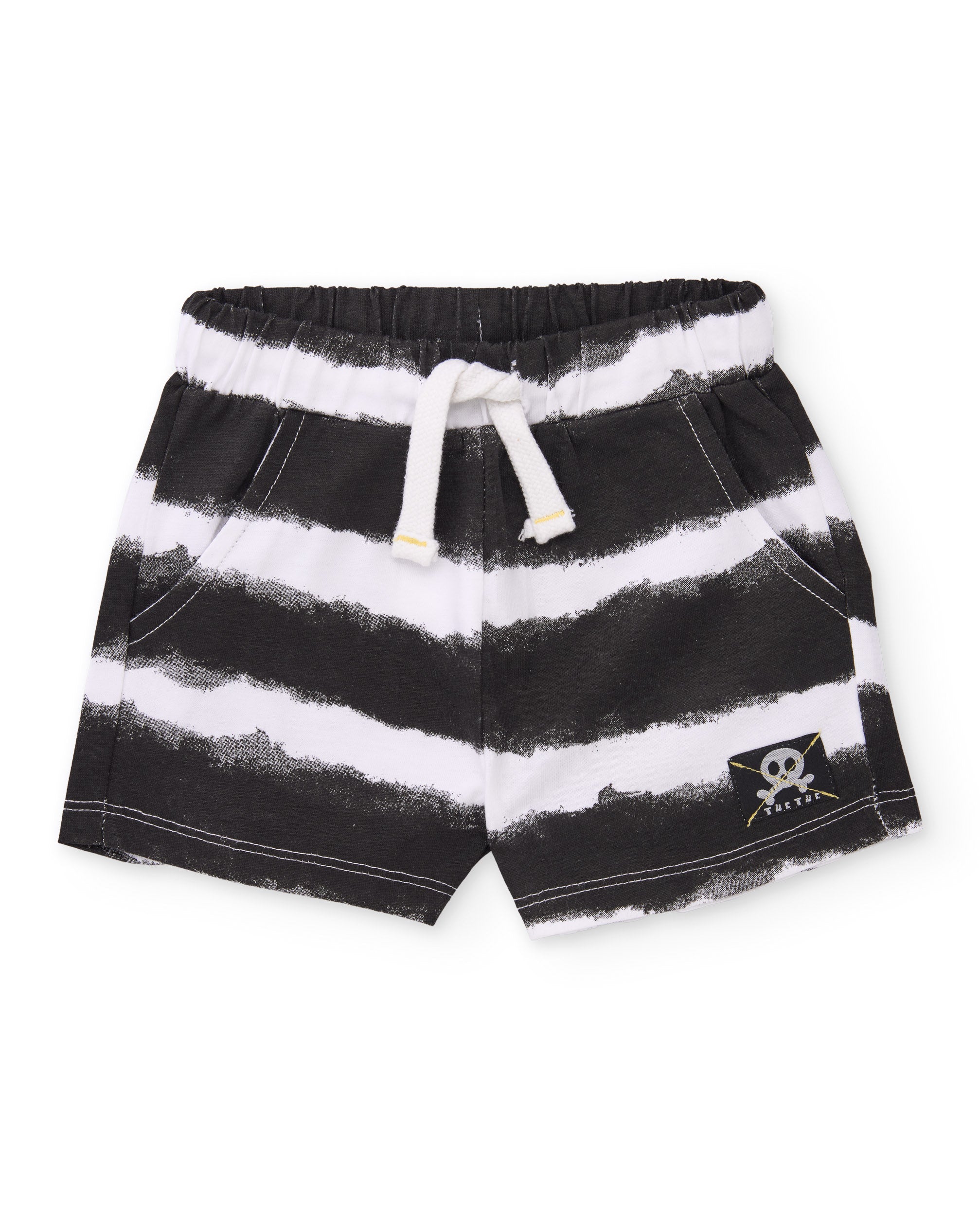 TucTuc Bermuda maglia bambino righe nero