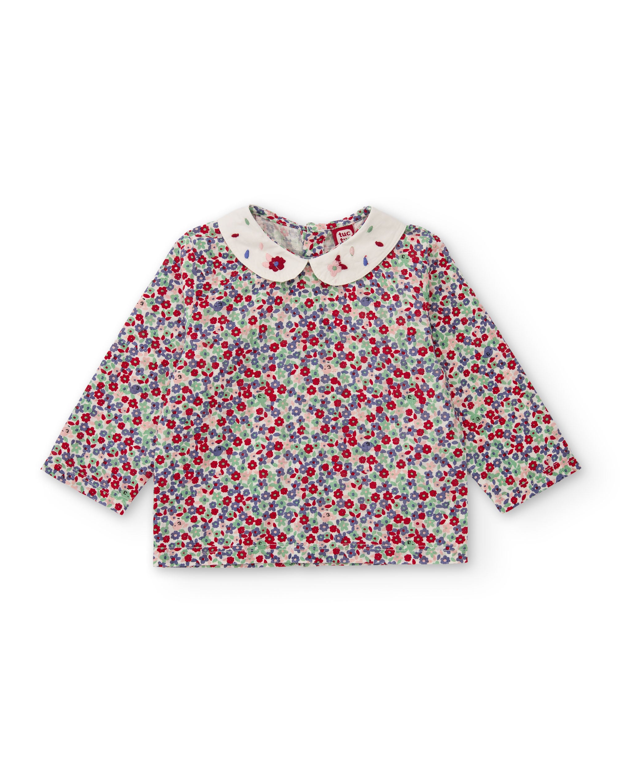 TucTuc Completi neonata multicolor blusa fiori + leggings