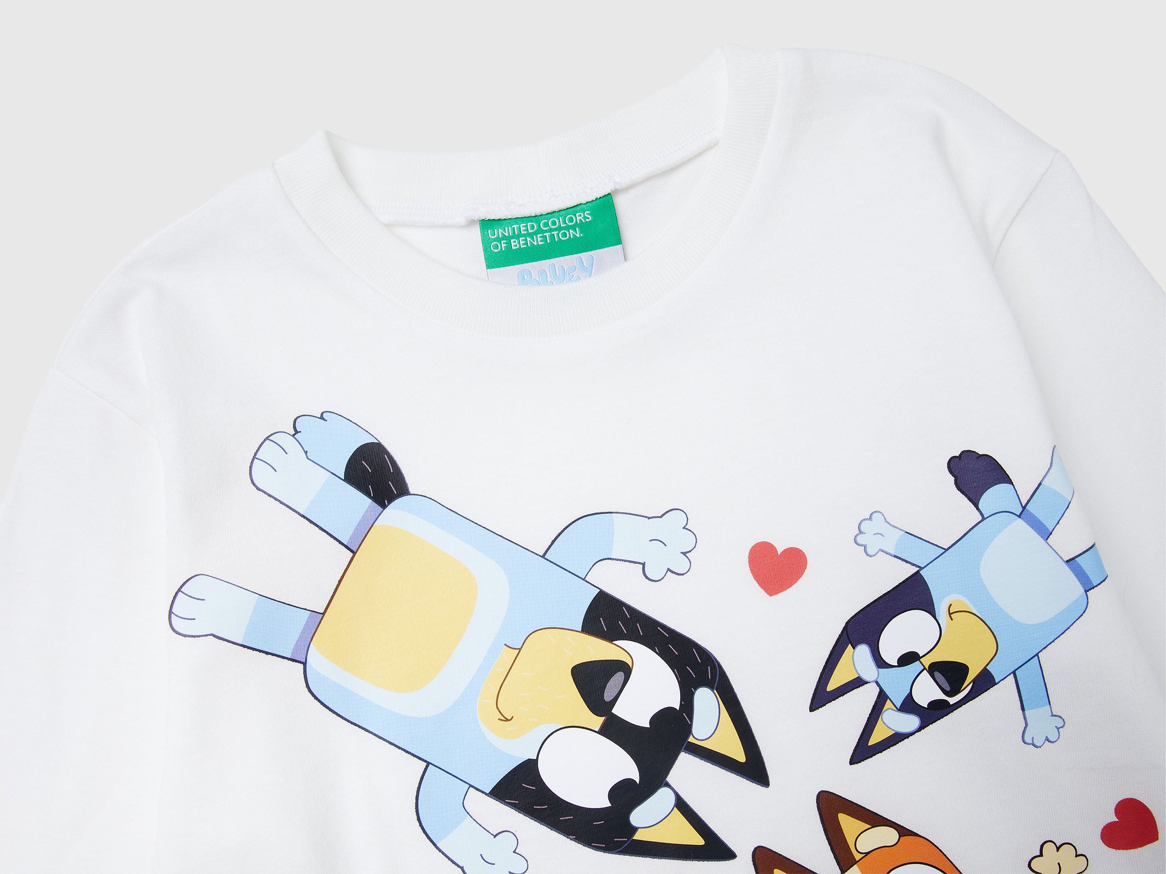 Benetton T-shirt Bluey manica lunga cotone biologico 104