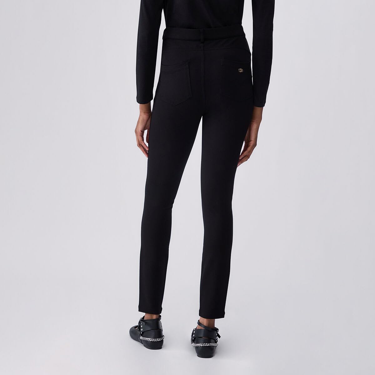 Liu Jo Pantaloni Skinny pantaloni taglia L ricamo gioiello