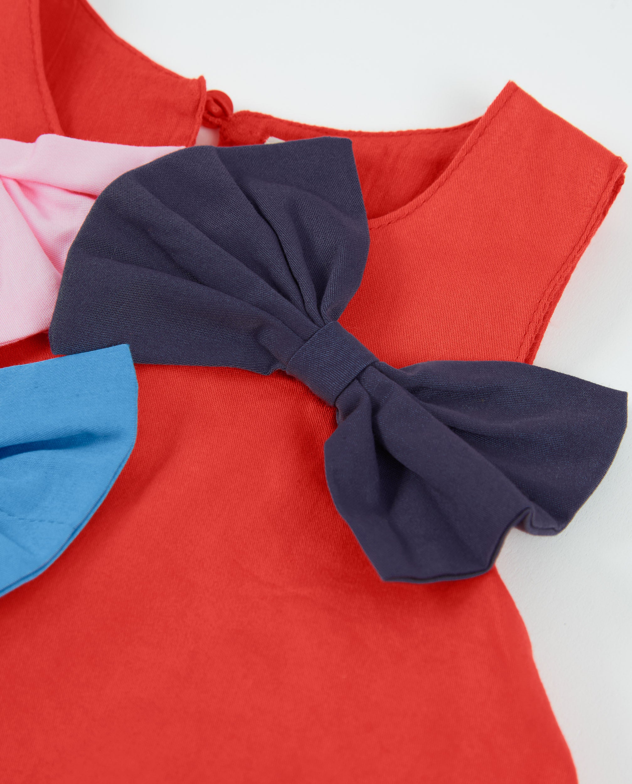 TucTuc Vestiti vestito bambina rosso fiocchi palloncino