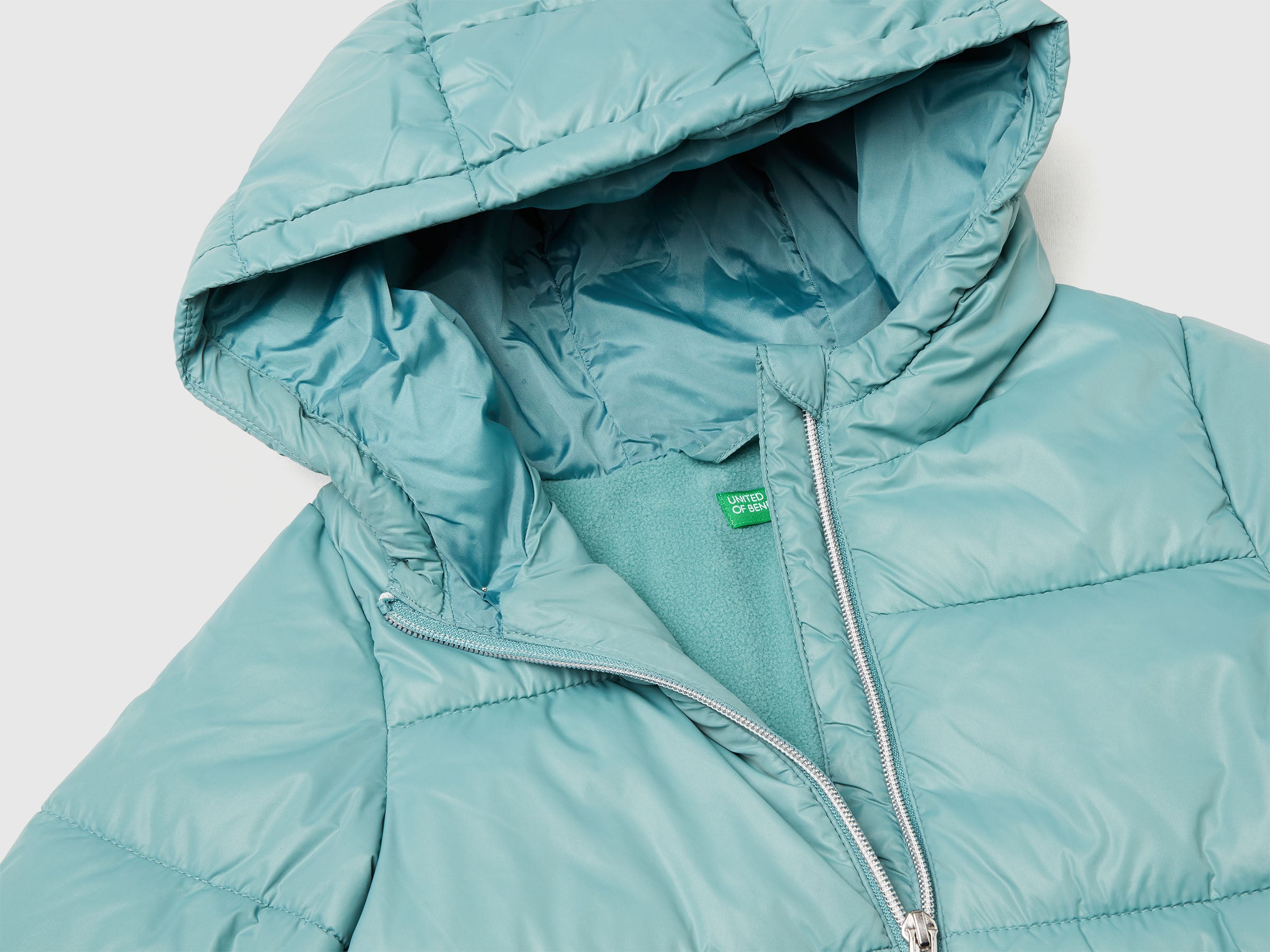 Benetton Jackets and Coats Piumino Nylon Cappuccio Bambino