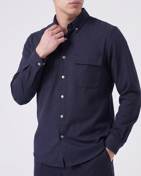 Sottosopra an01935 camicia uomo nero taglia M