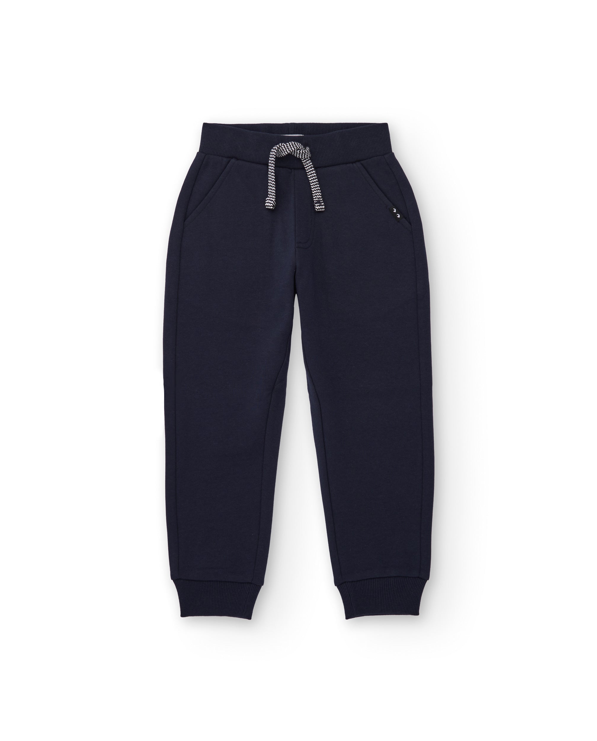 TucTuc Pantaloni tuta bambino felpa blu navy