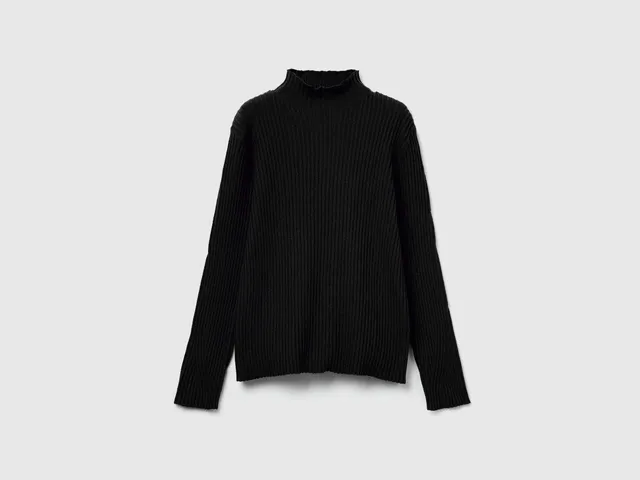 United Colors of Benetton Sweaters maglione dolcevita S misto cotone