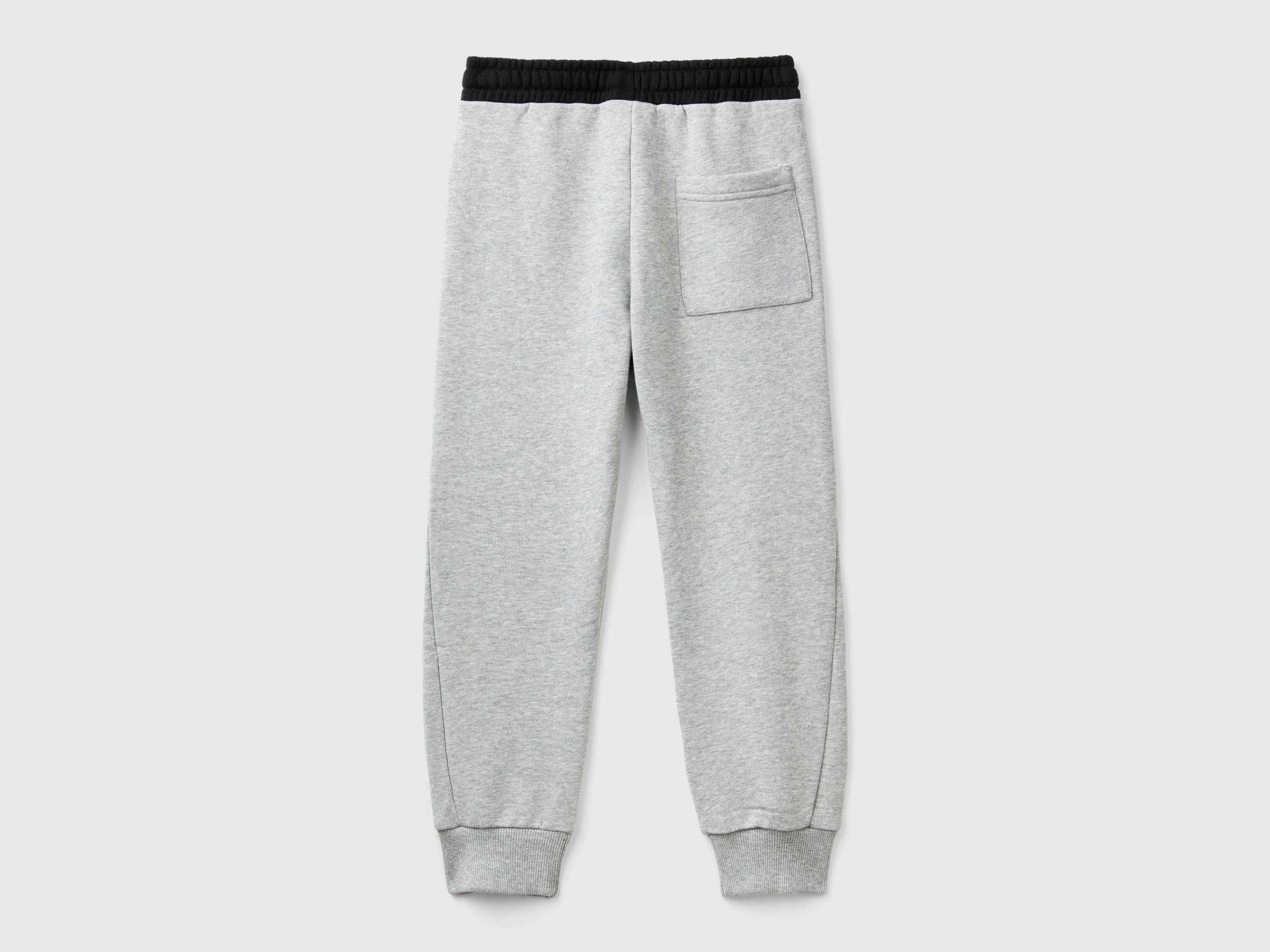United Colors of Benetton joggers cotone coulisse tasca logo L
