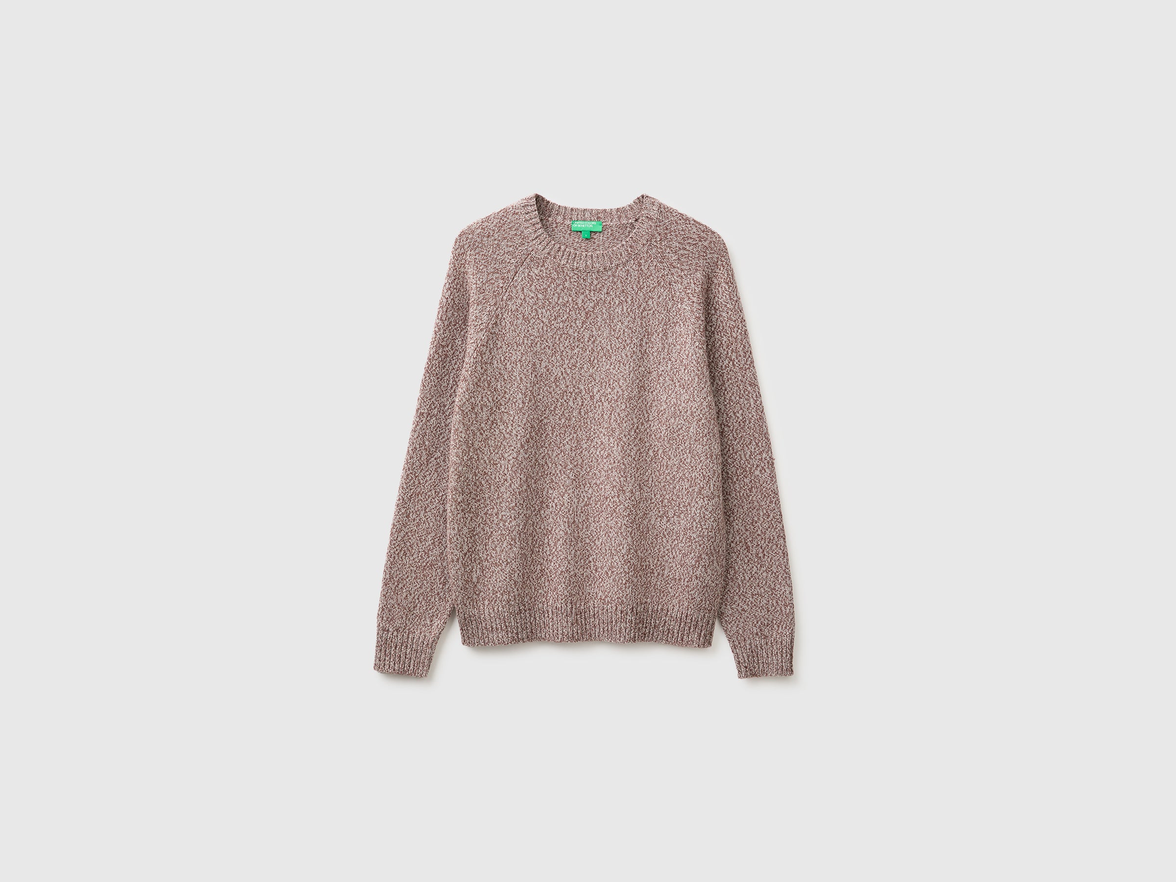 United Colors of Benetton Maglione Misto Lana color block girocollo