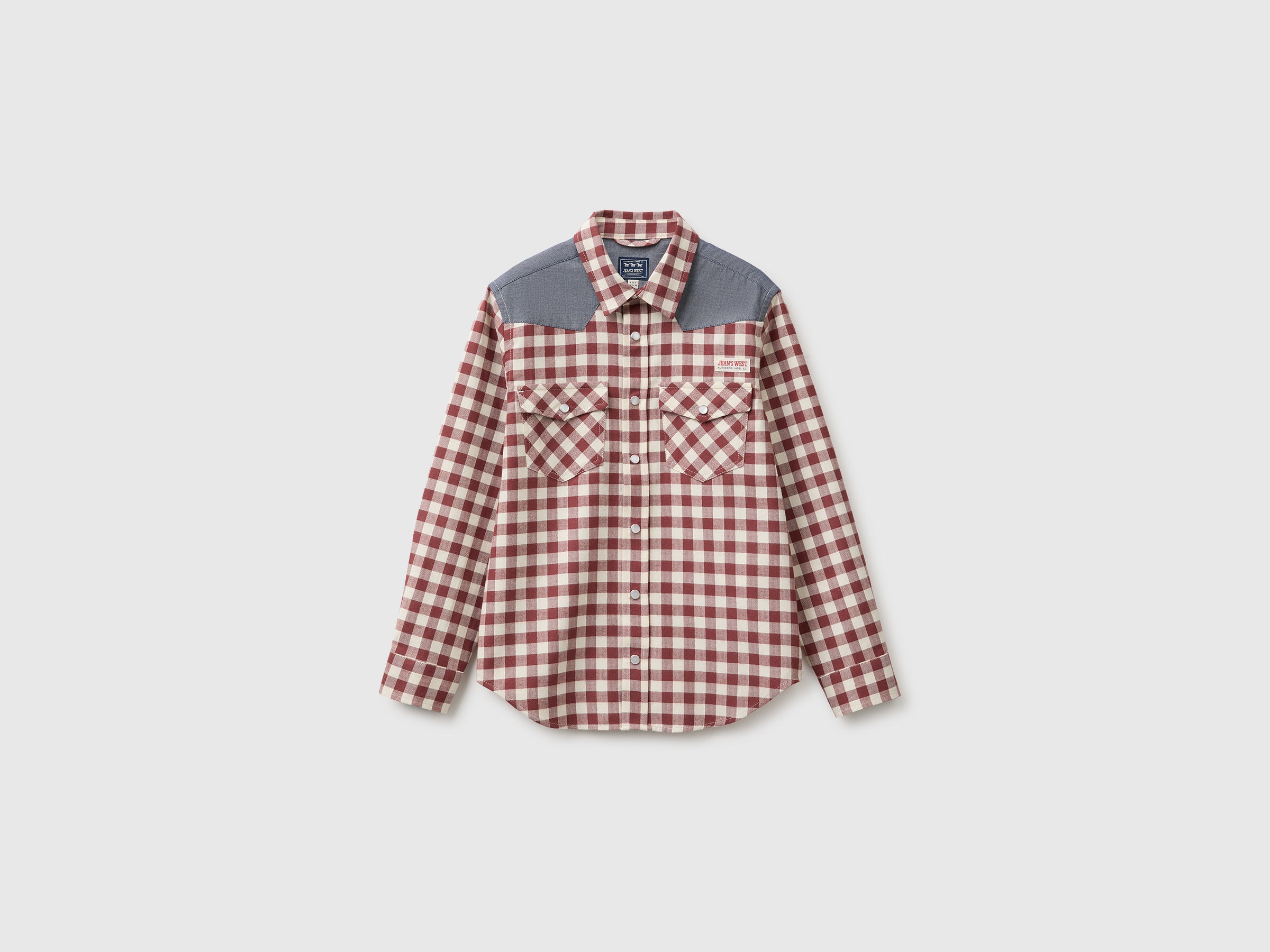 United Colors of Benetton Camicia Flanella Quadri Oversize S Cotone