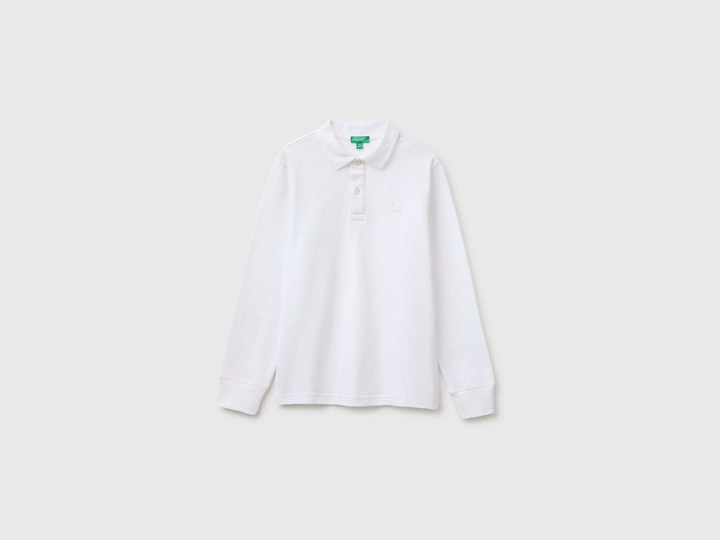 United Colors of Benetton Polos Polo cotone bio manica lunga