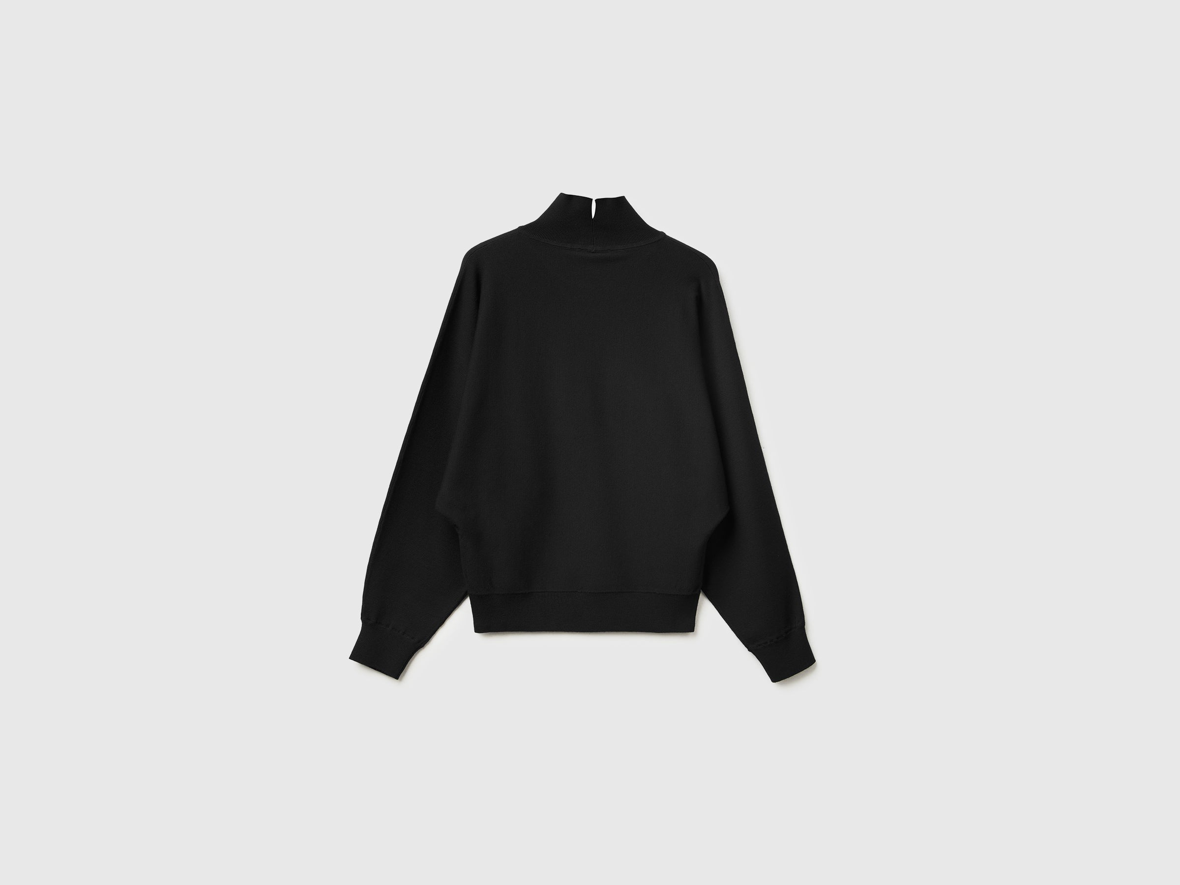United Colors of Benetton maglione collo alto maniche pipistrello M