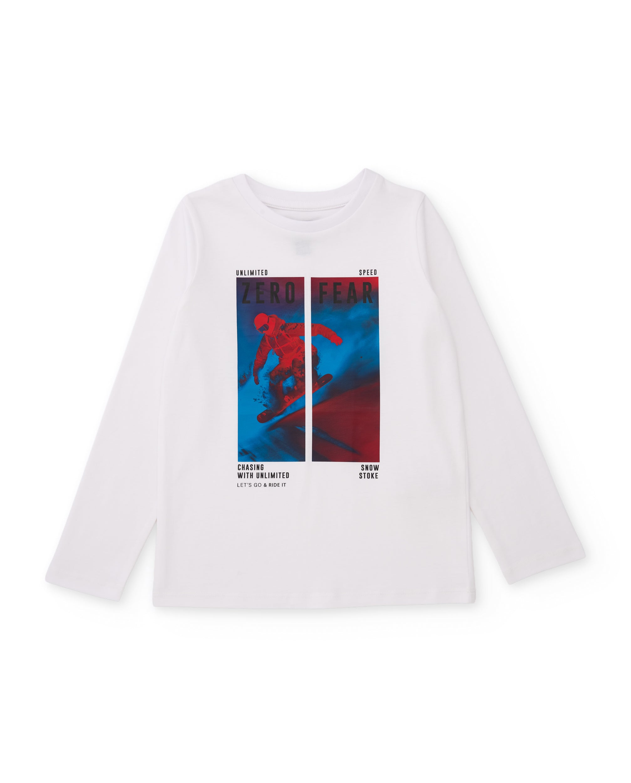 TucTuc Magliette T-shirt bambino maniche lunghe bianco