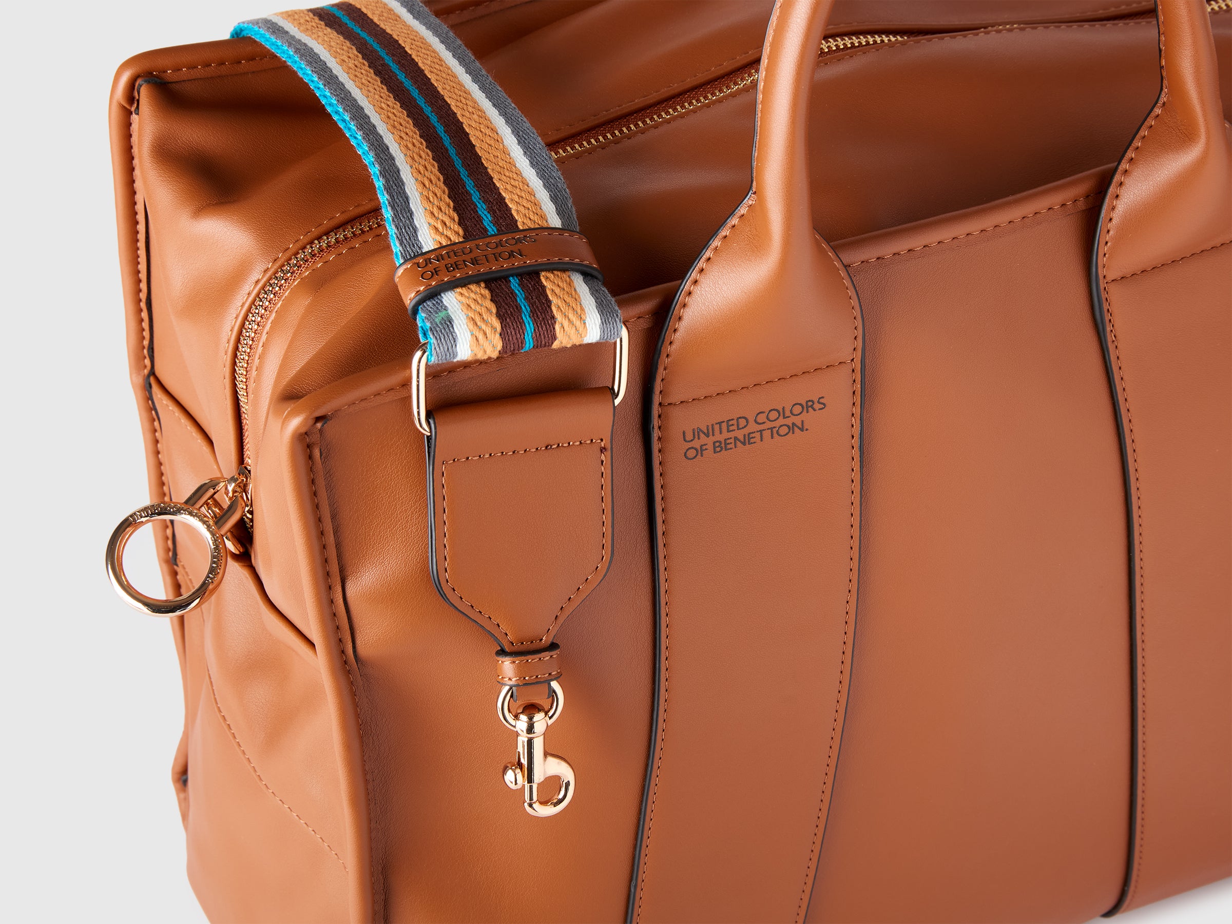 United Colors of Benetton Maxi Tote Bag OS Ecopelle Tracolla