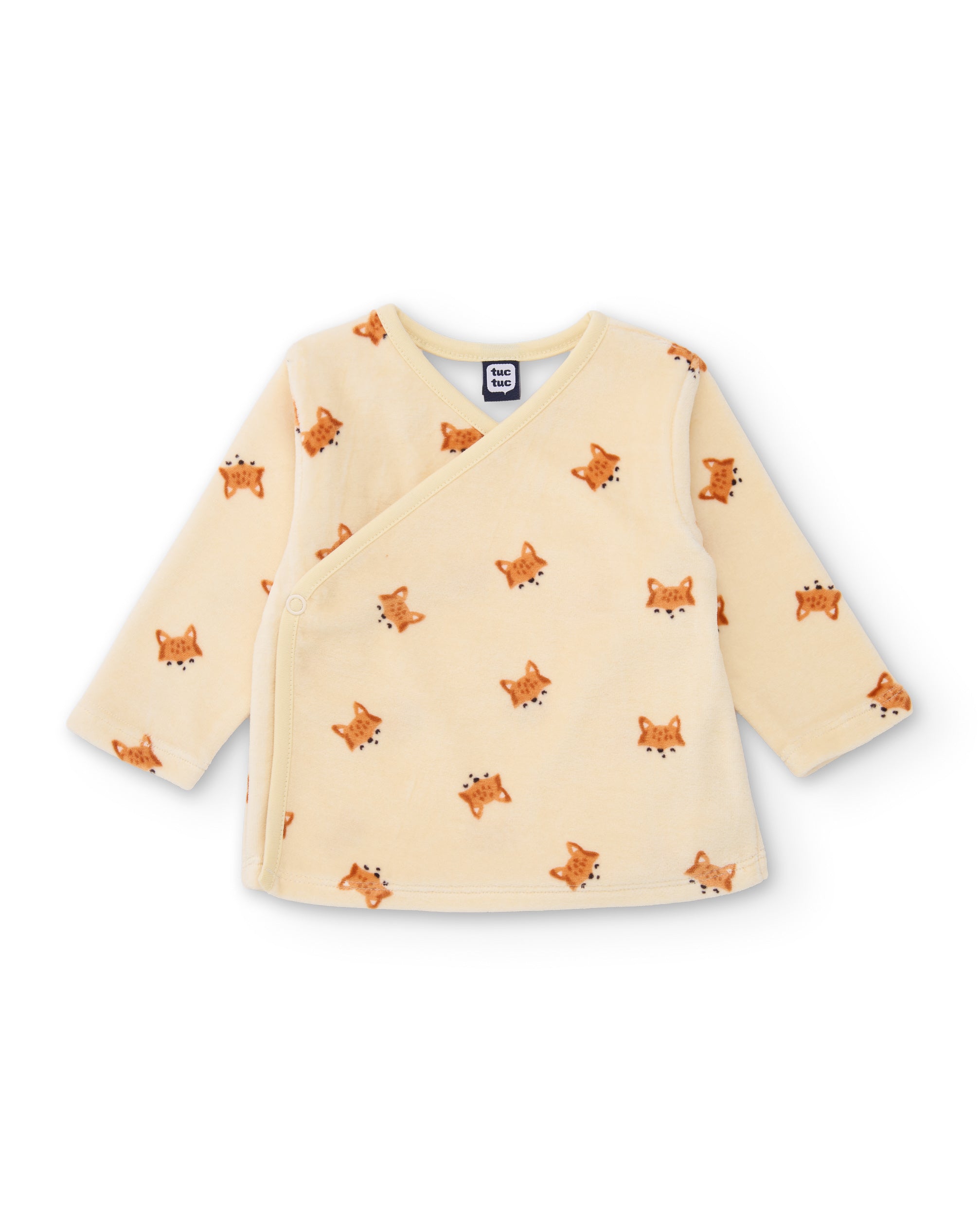 TucTuc Completi tutina neonato volpi camel maglia + ghettina