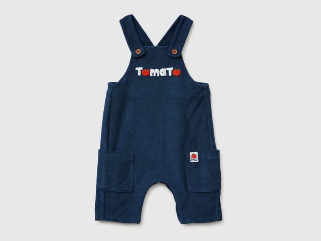 United Colors of Benetton salopette neonato spugna cotone
