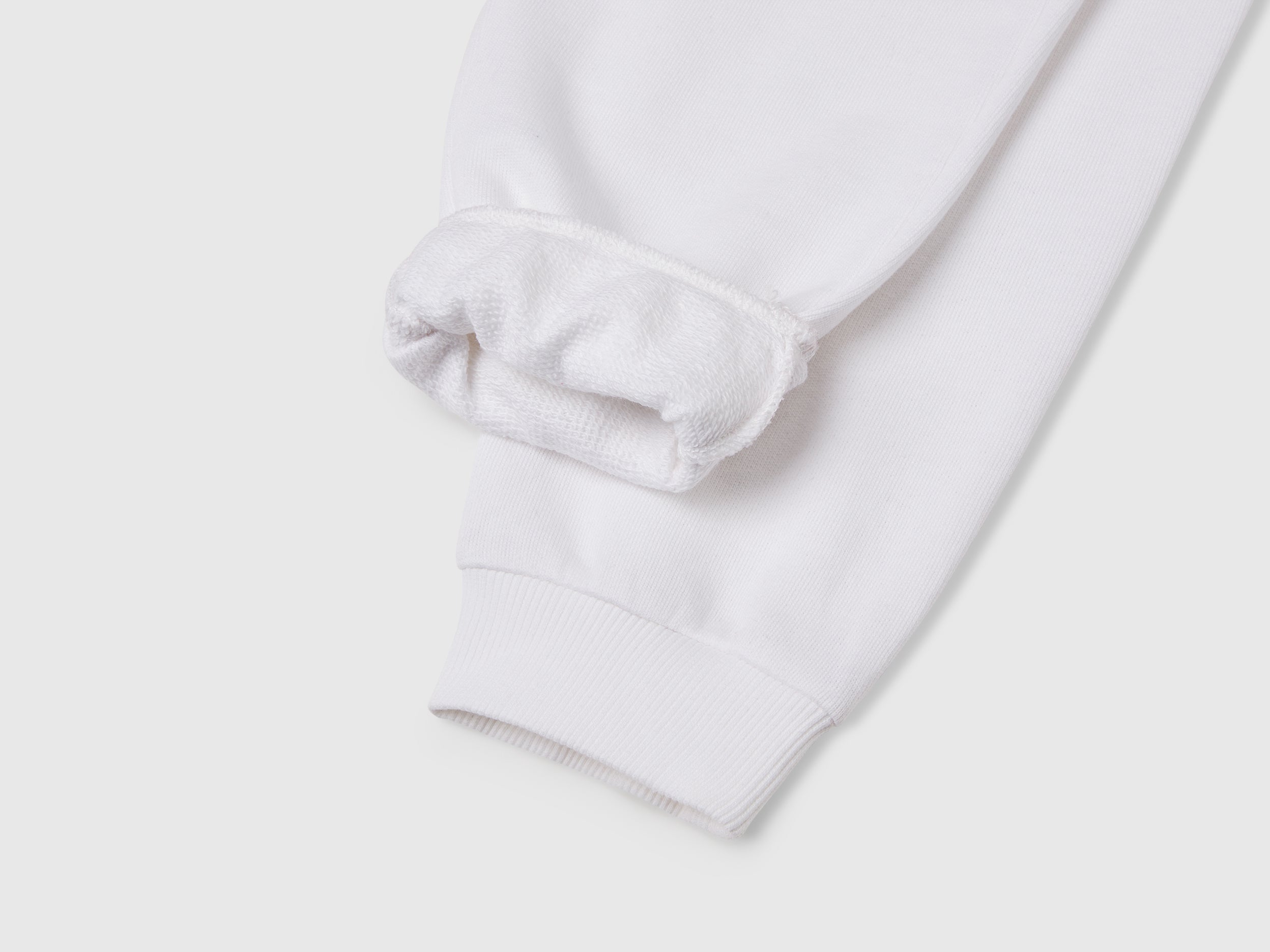 United Colors of Benetton Pantaloni felpa logo cotone