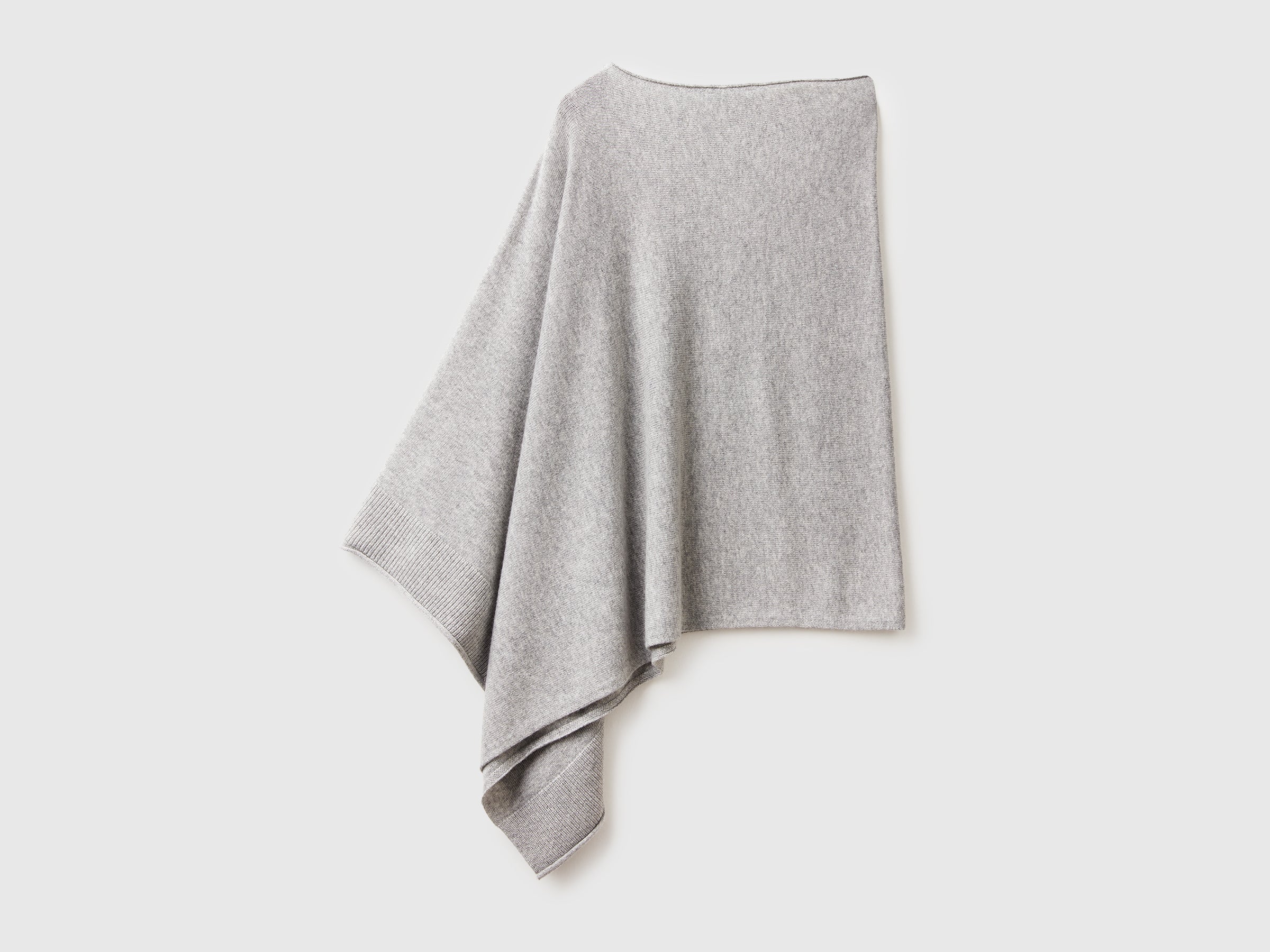 United Colors of Benetton Poncho misto cashmere OS