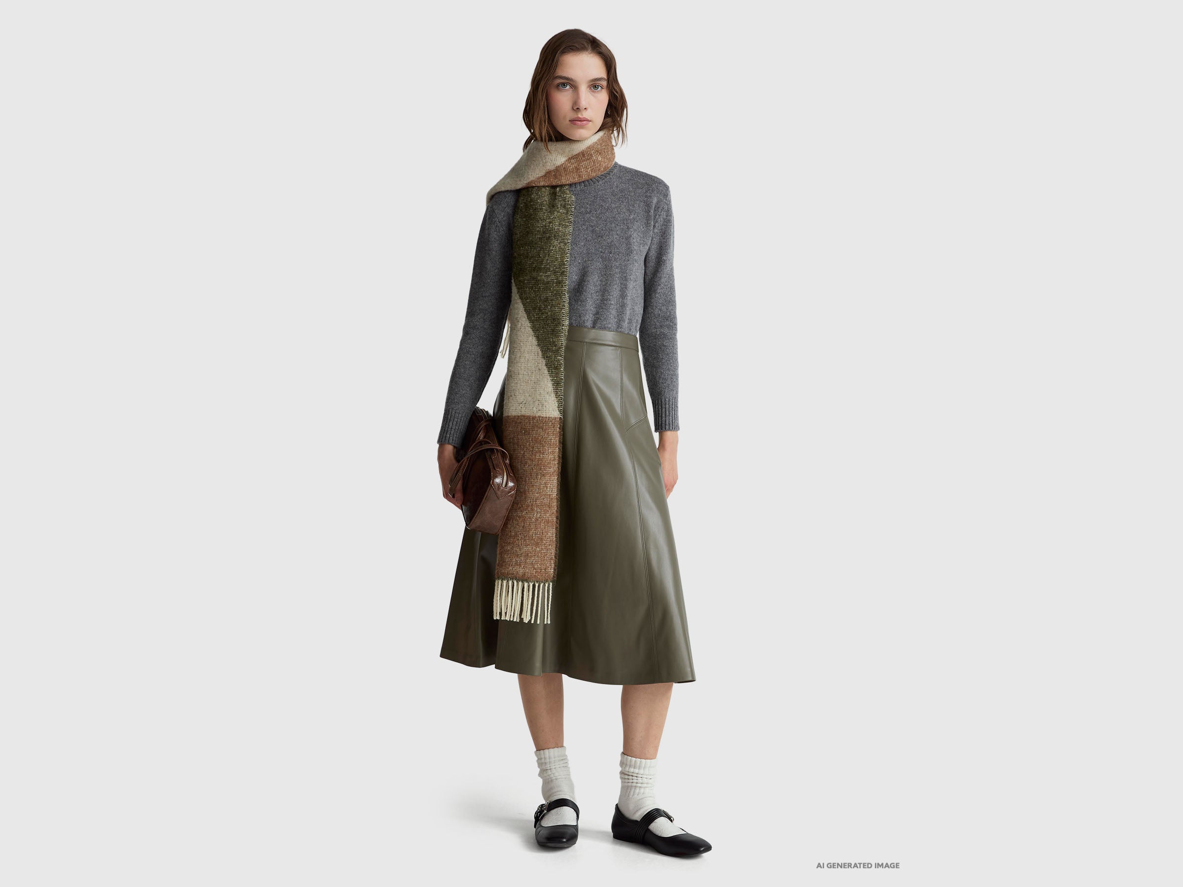 United Colors of Benetton Sweaters Maglione lana Shetland M