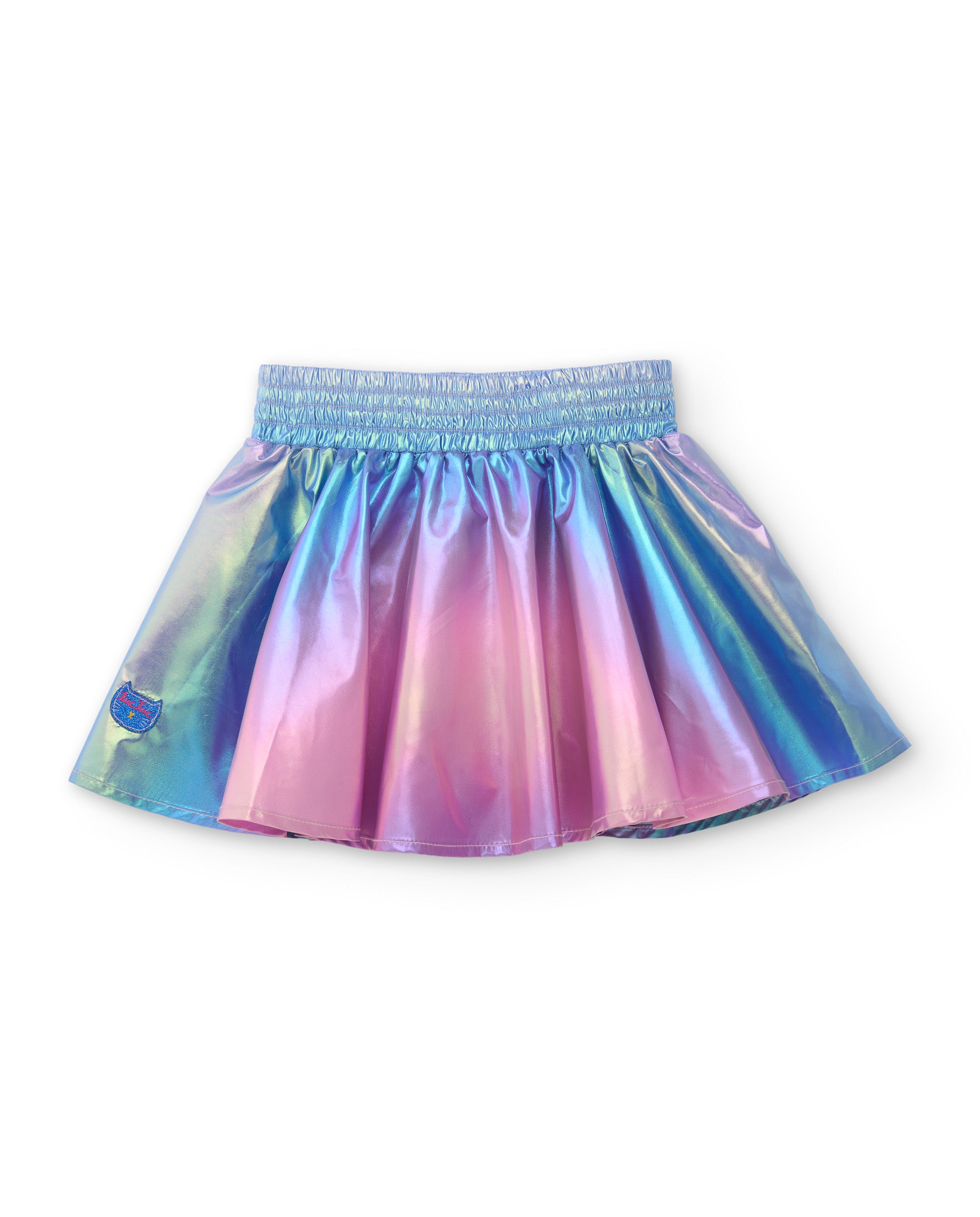 TucTuc Gonne Gonna Bambina Olografica Azzurro Chiaro Brillante