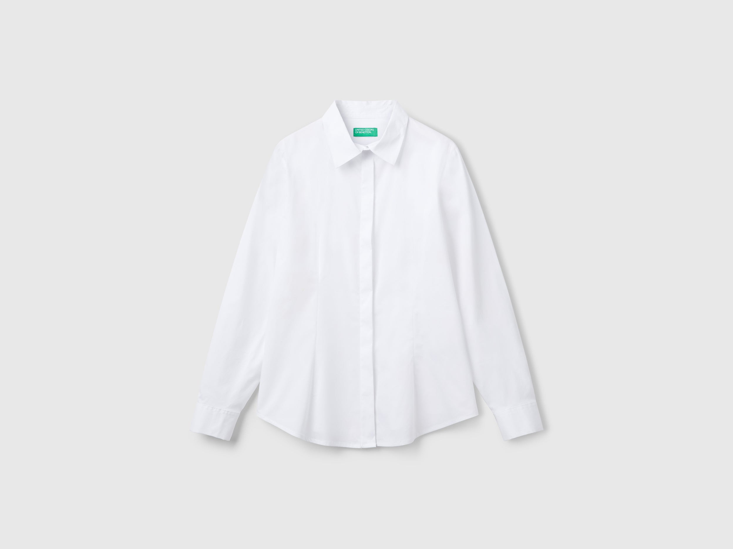 United Colors of Benetton Camicia cotone stretch slim M