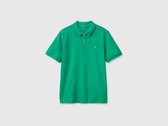 United Colors of Benetton Polos 3WG9U301Z polo cotone bio slim fit