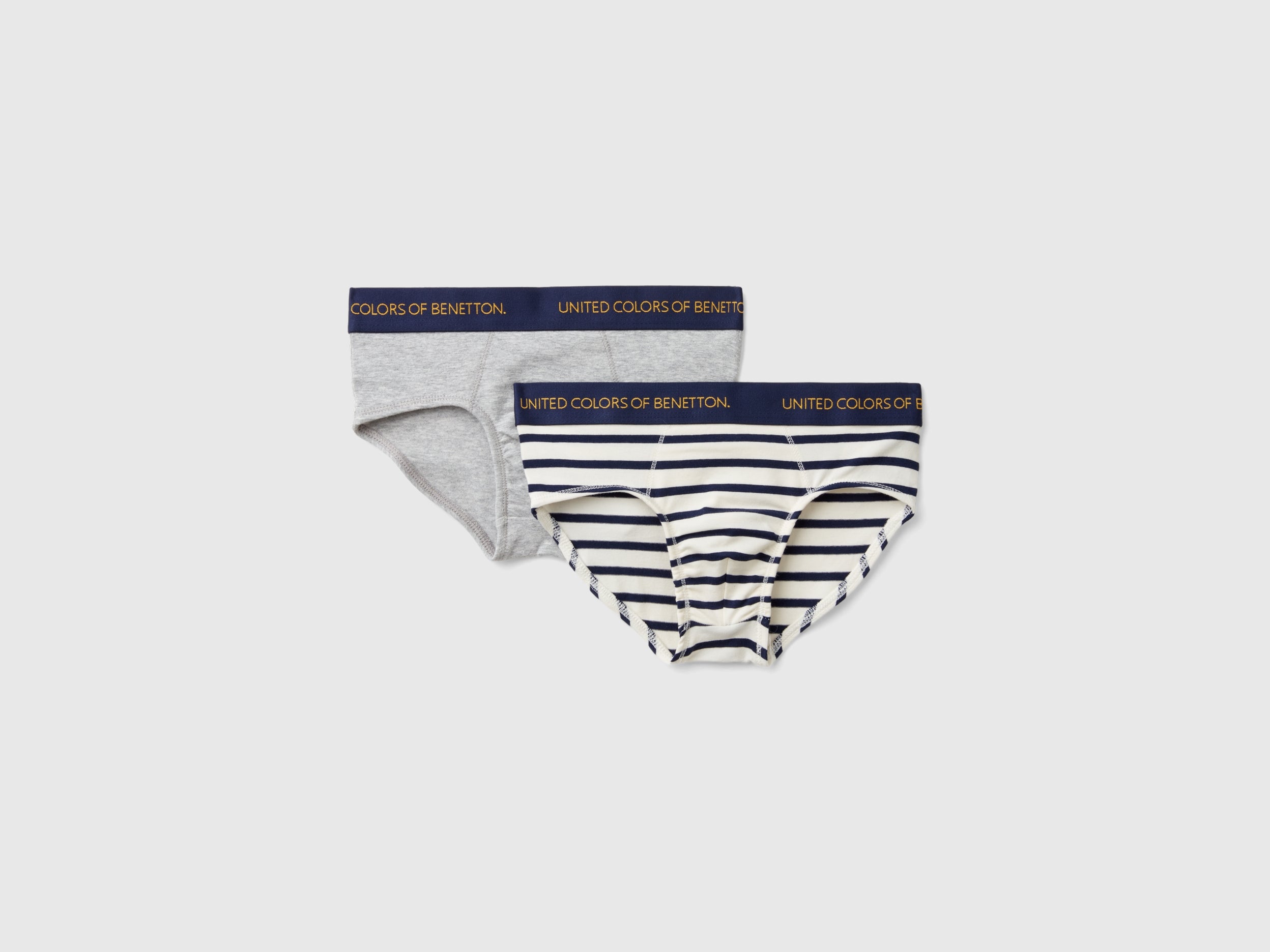 United Colors of Benetton Brief Slip Cotone Organico 2 Pezzi